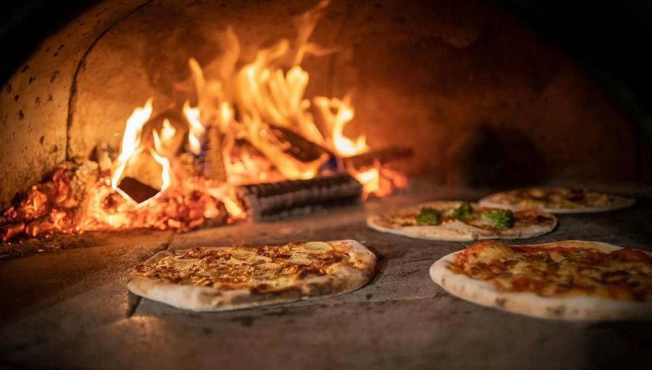 Wood fired pizza