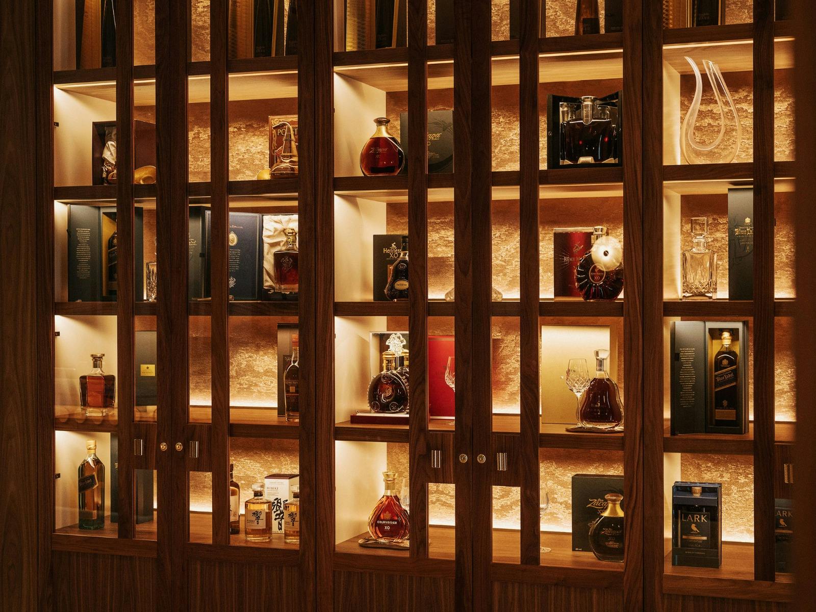 Premium wine collection at Hatch Restaurant