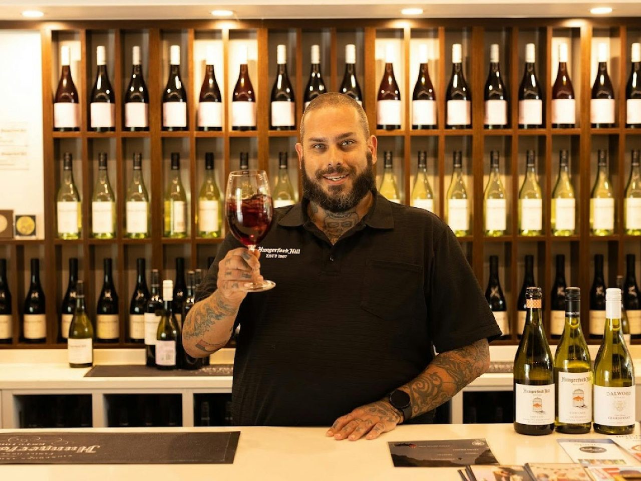 A friendly bar tasting