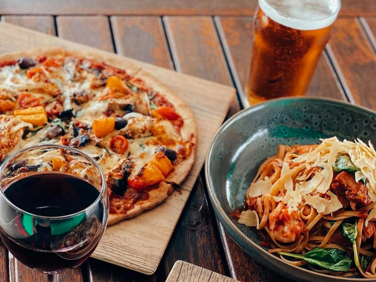 HRH - pizza and pasta