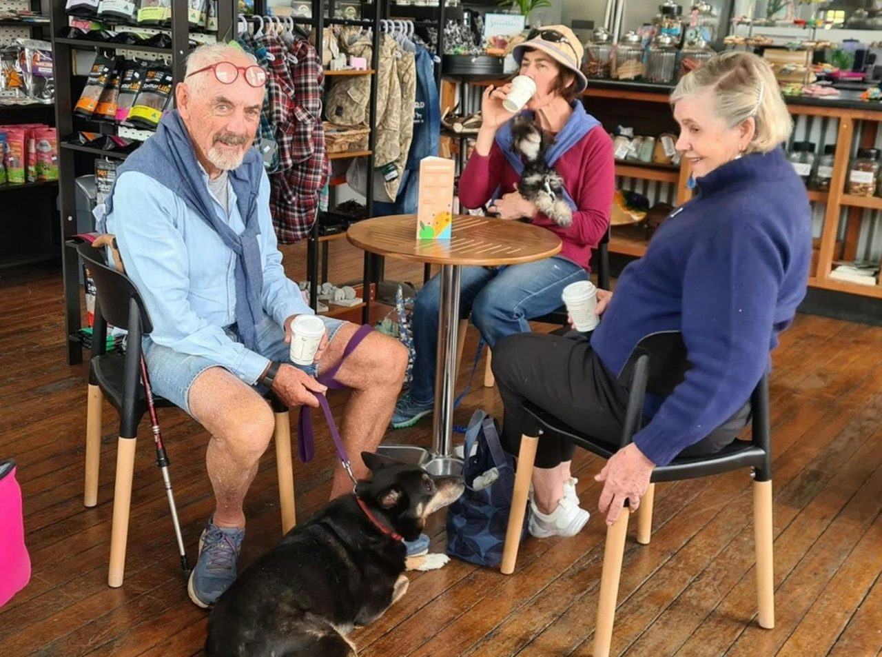 people sitting at cafe