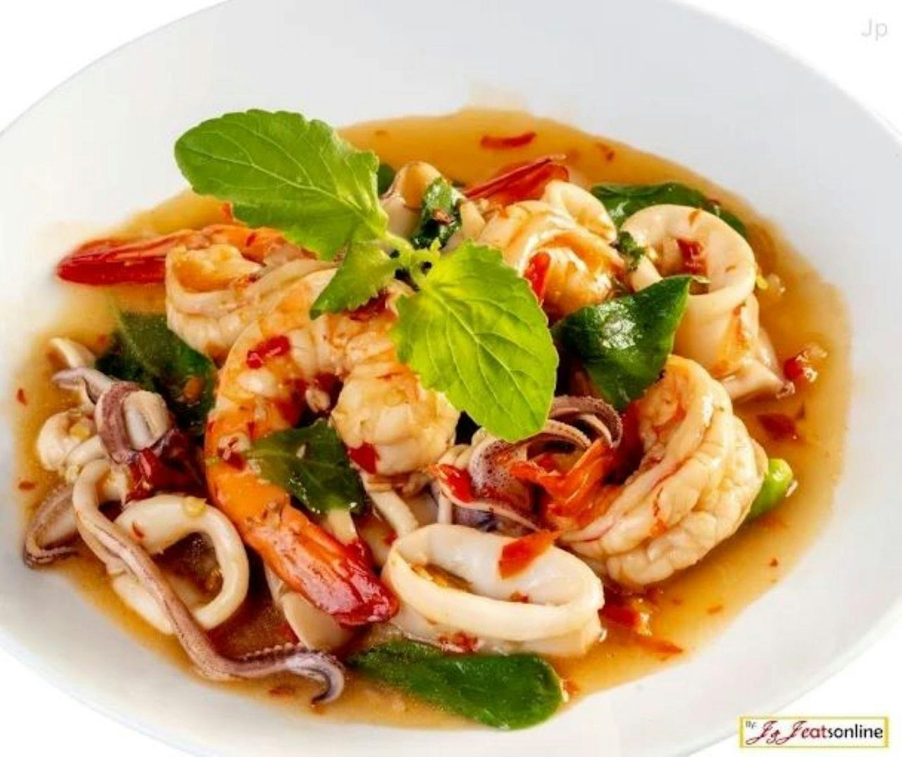 Seafood plate