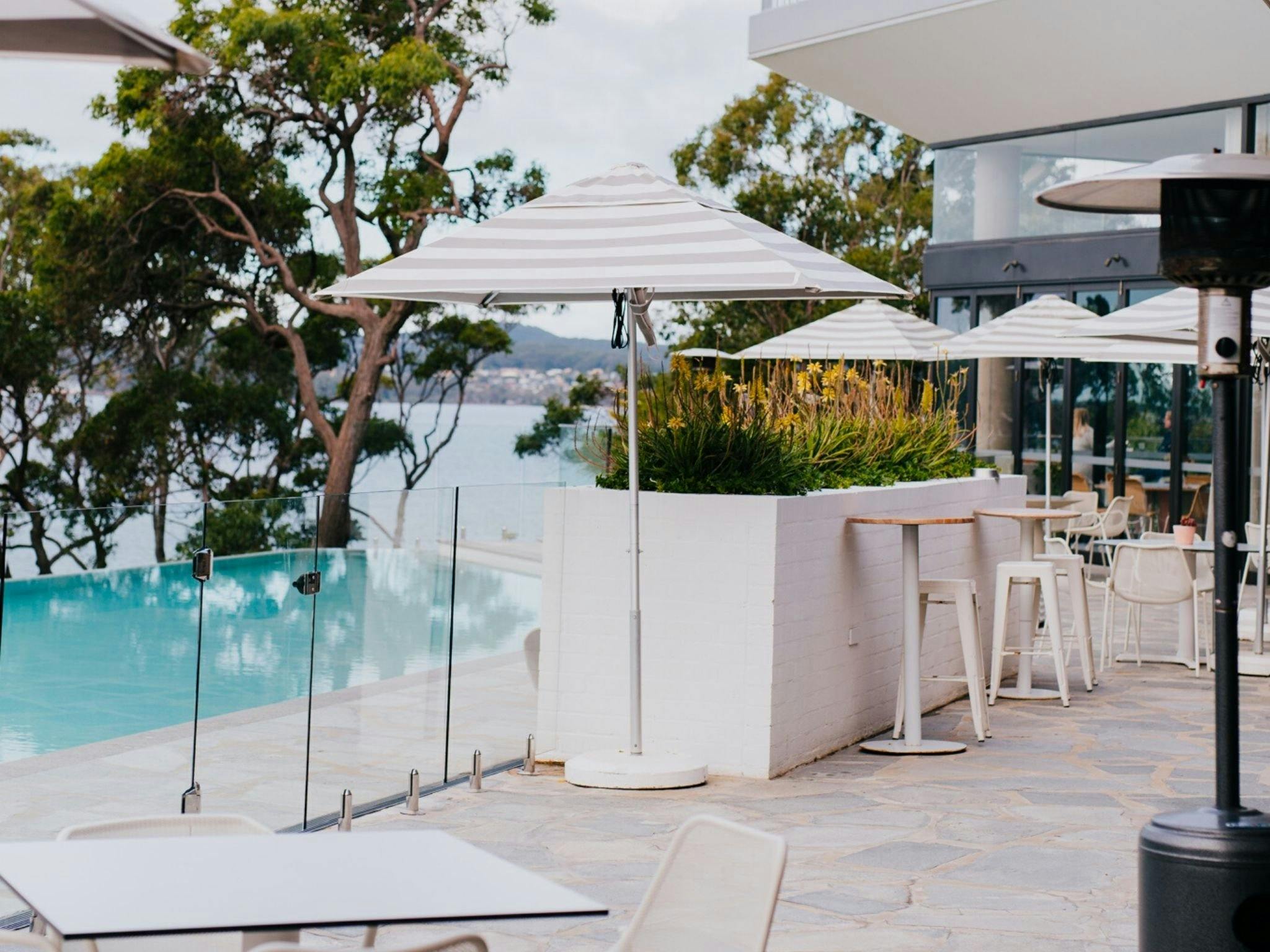 Outdoor Poolside Dining - the ideal spot for a sunny day
