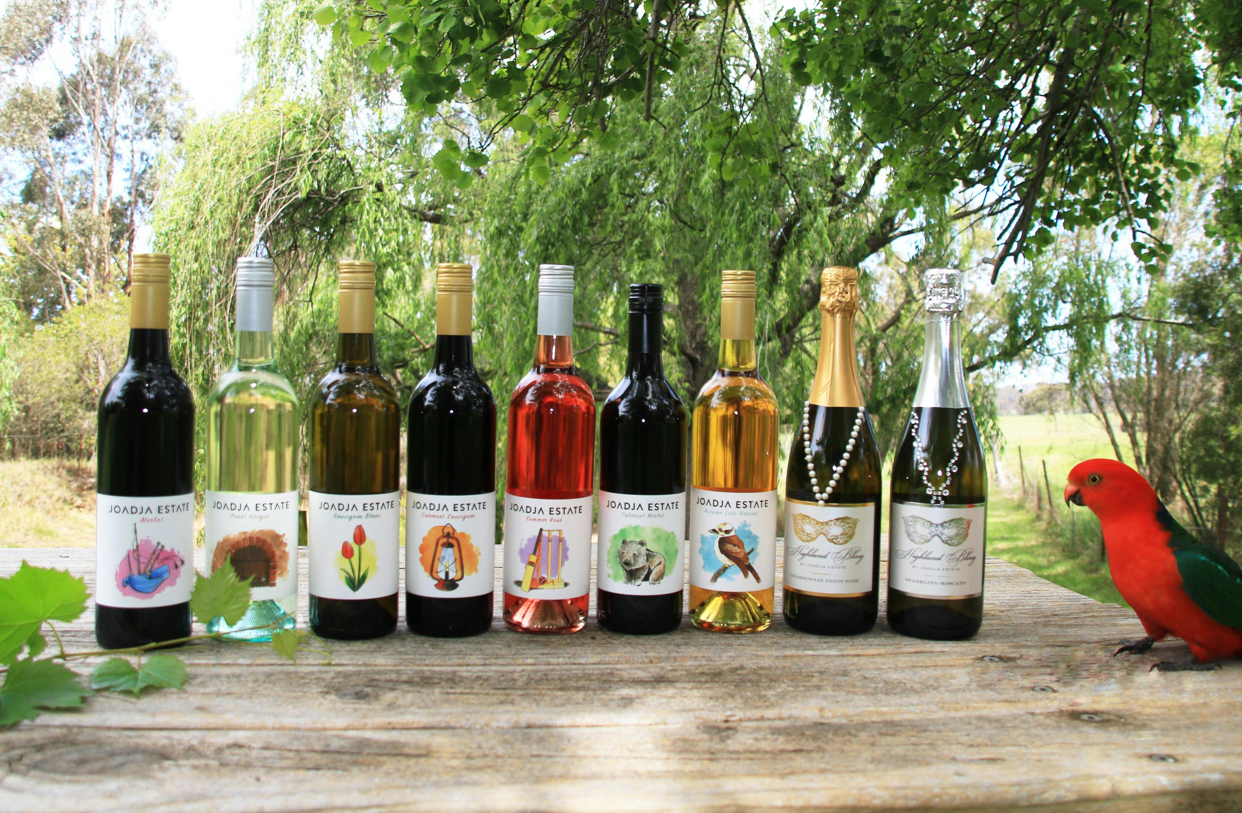 A selection of our available wines