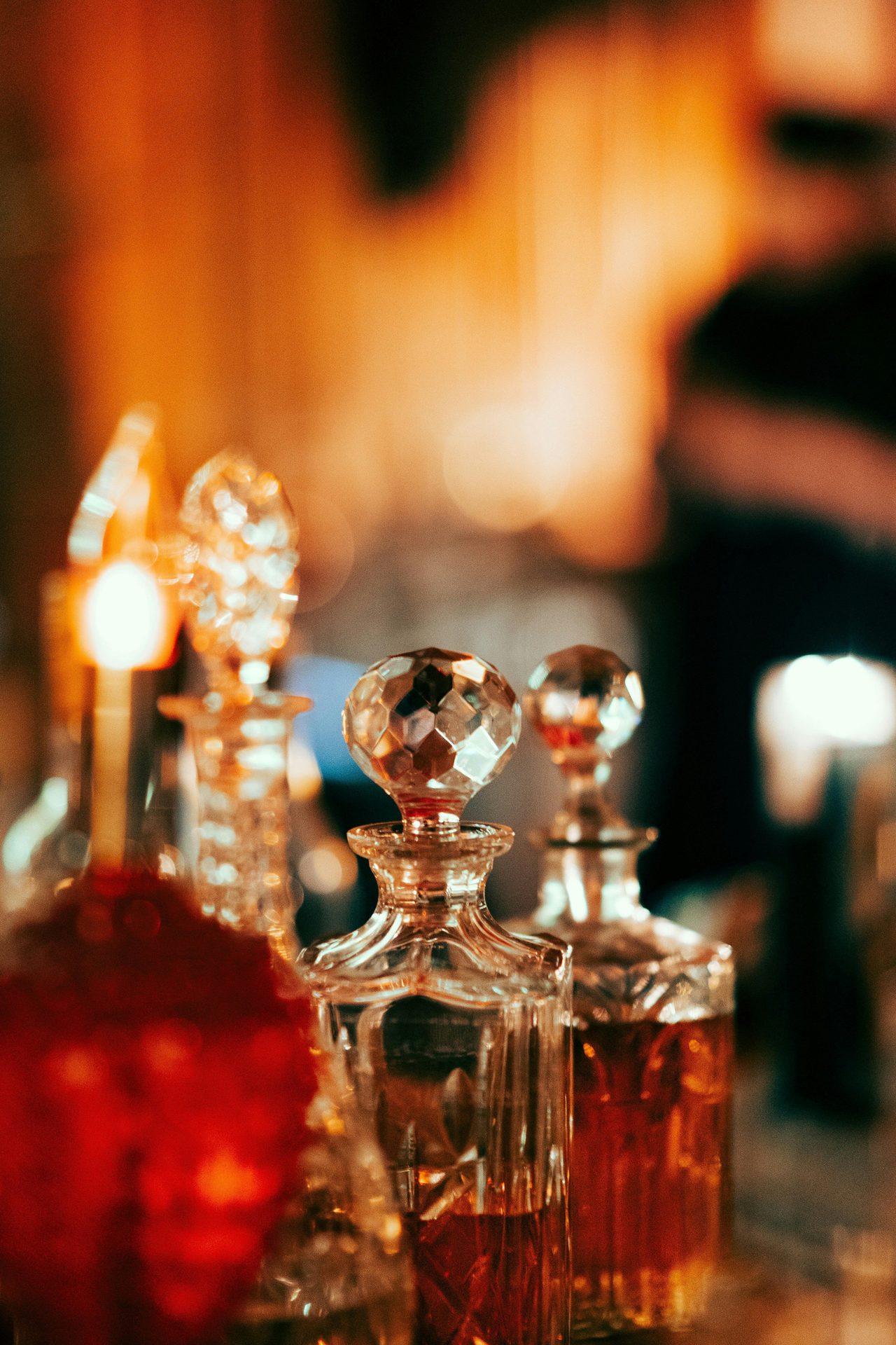Fine spirits such as whisky, gin, brandy, vodka and liqueurs made on site with local fruits