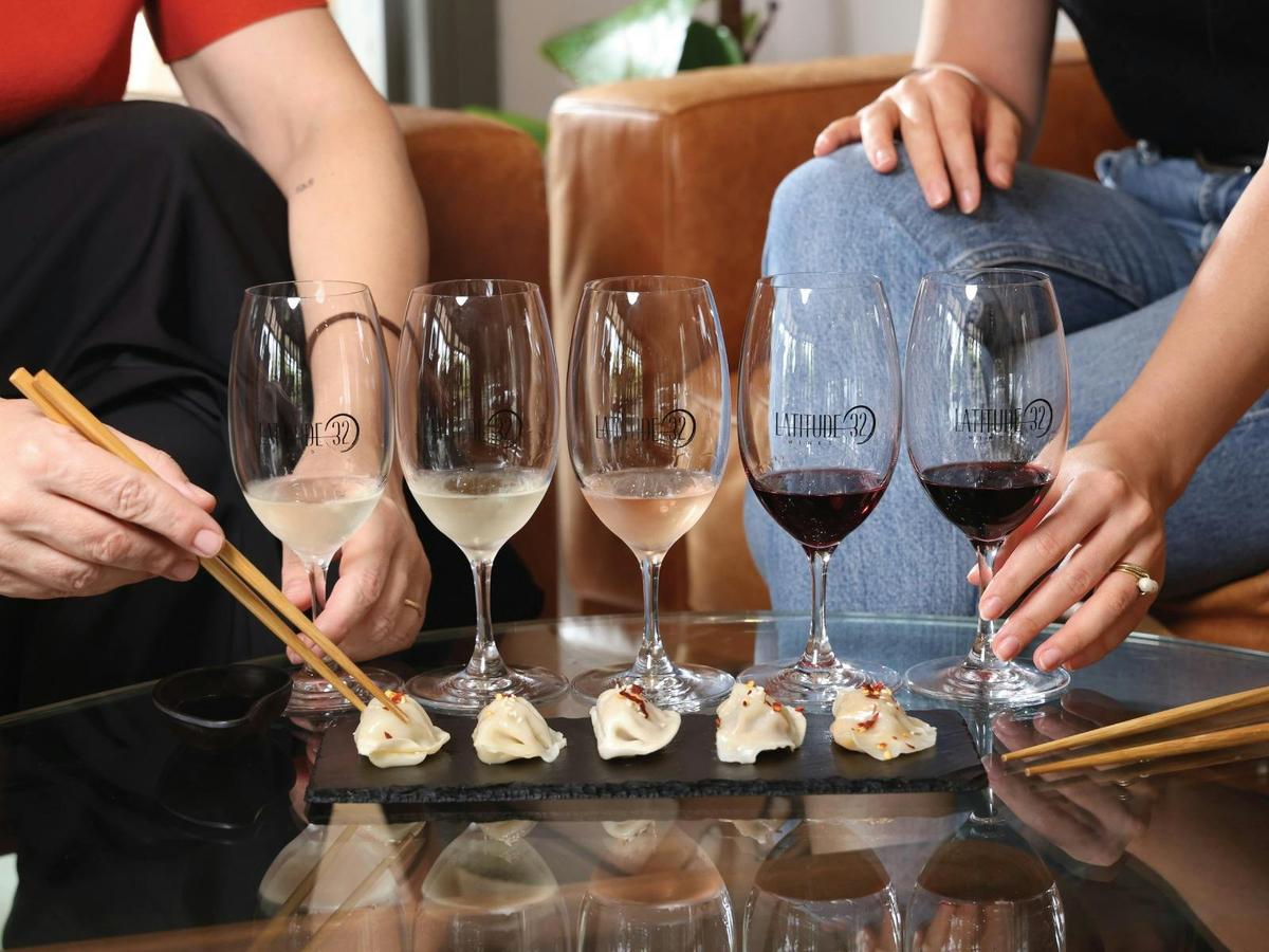 Latitude 32 Wines Dumpling & Wine Pairing