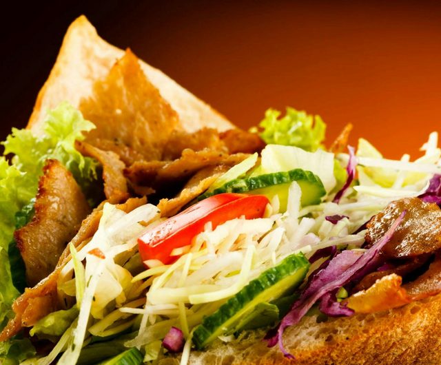 Kebabs and Pizza on Queen