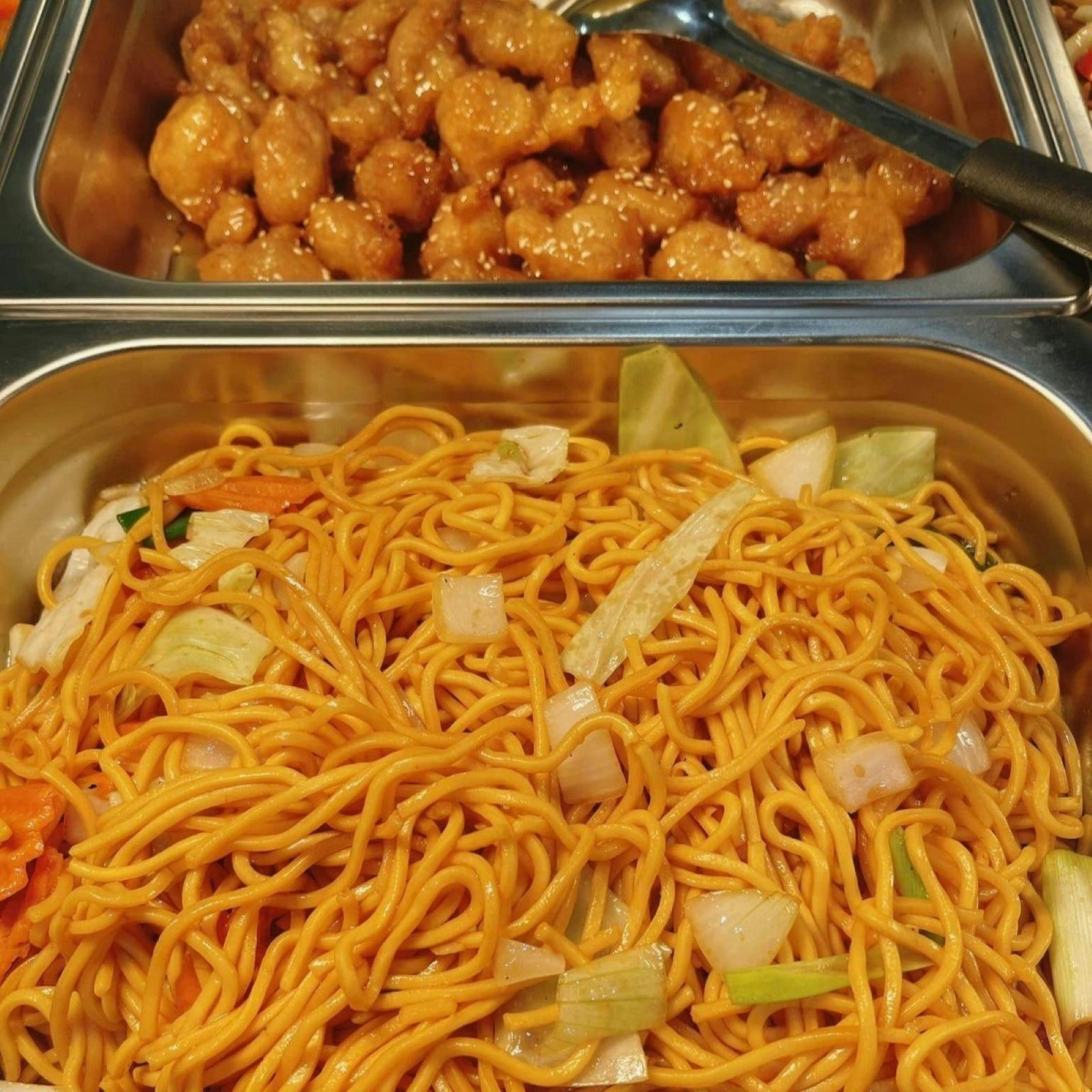 Honey Chicken with noodles