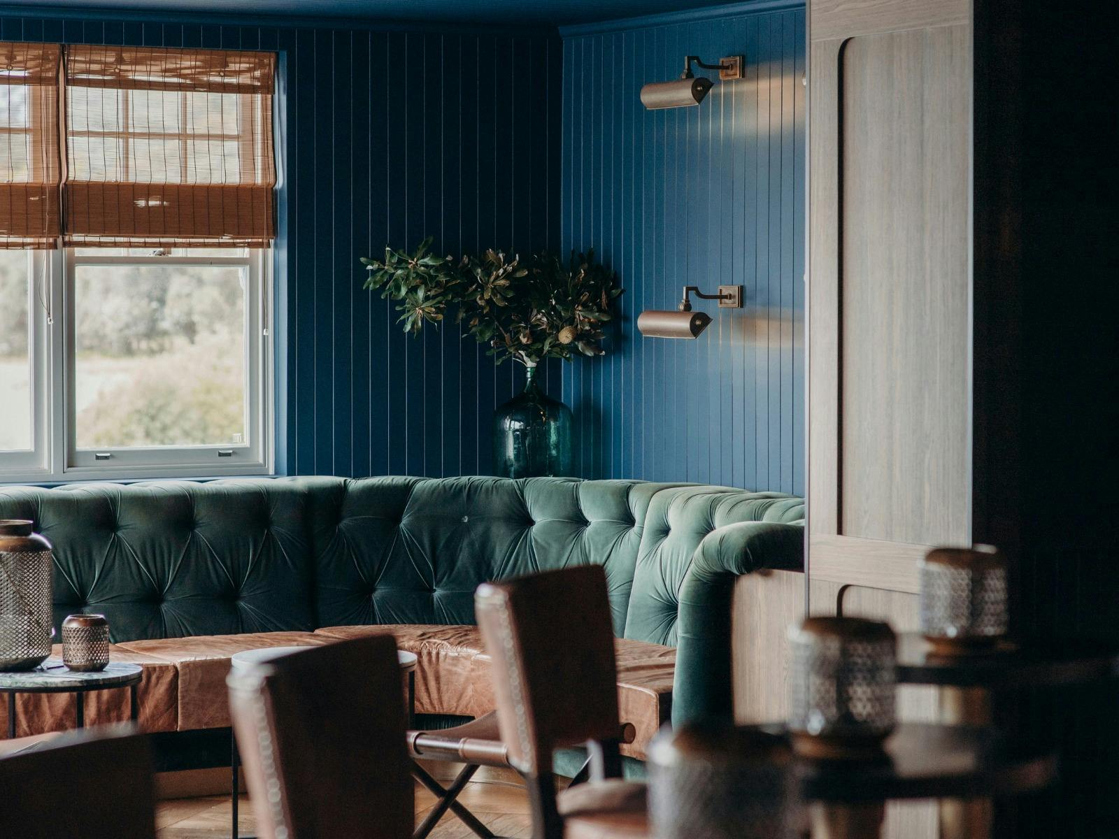 Luxe seating in quiet nooks