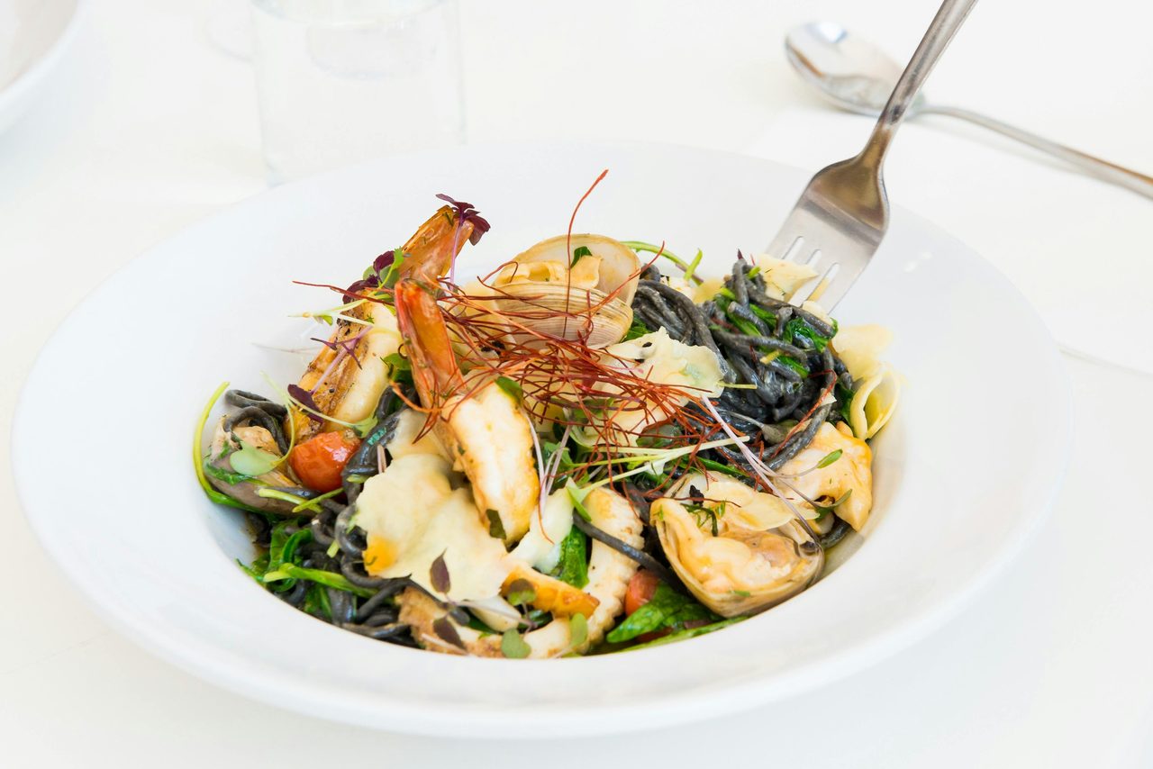 Our famous Squid Ink Spaghetti
