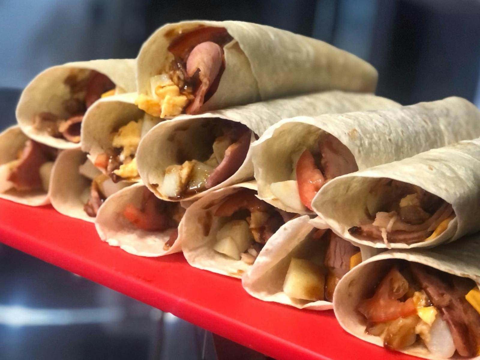 Big brekkie wraps