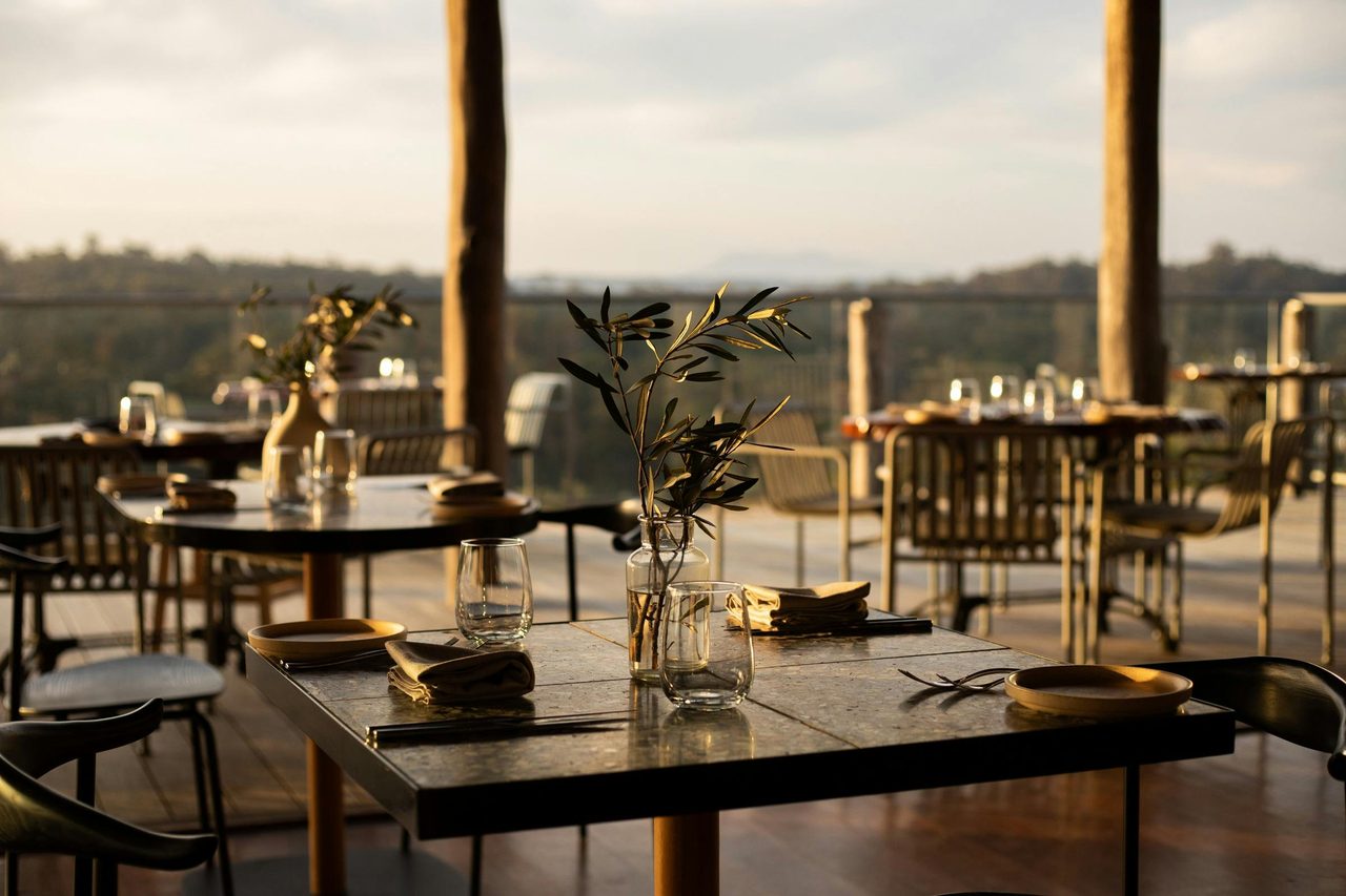 Restaurant deck