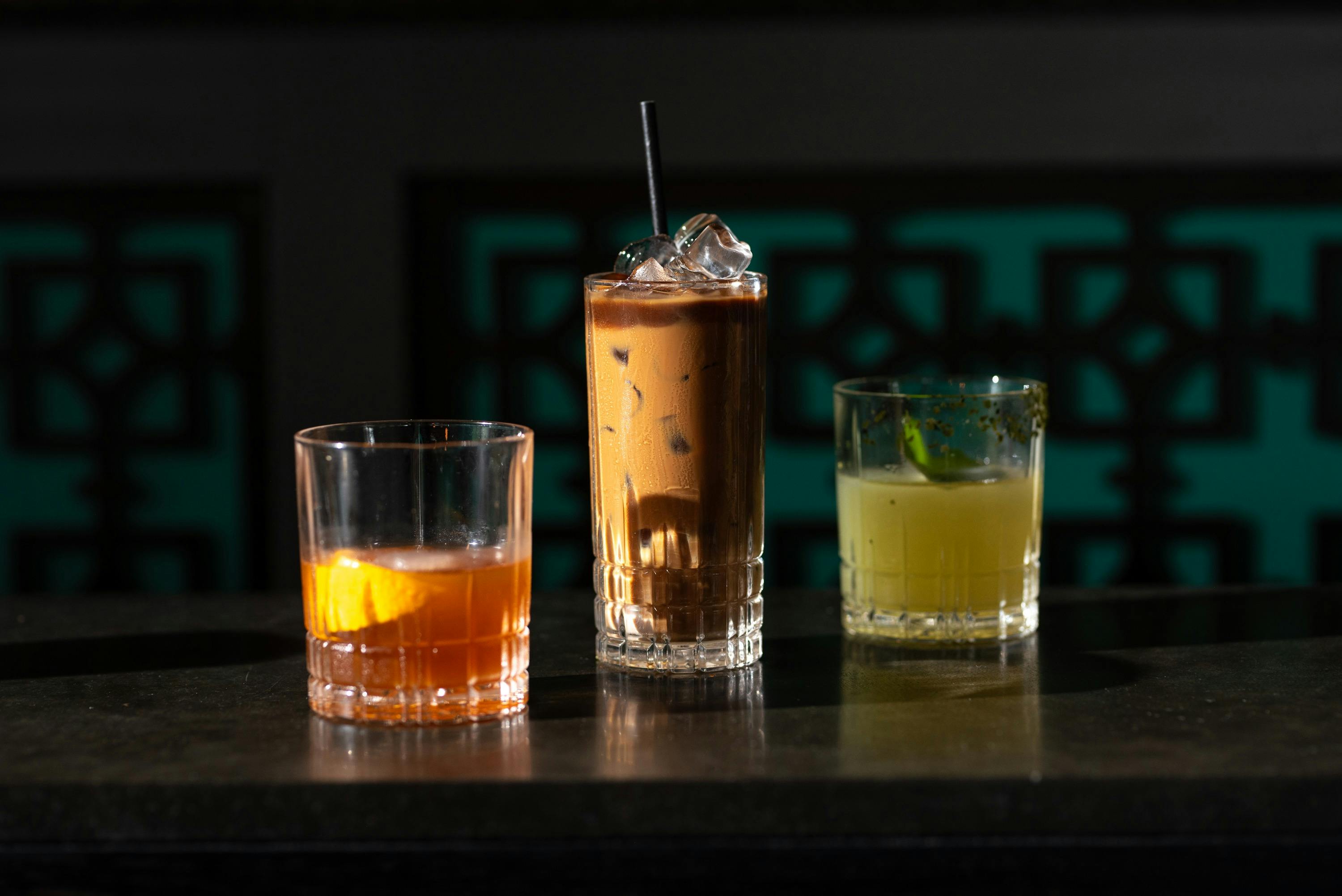 A range of alcoholic and non-alcoholic drinks available at Miss Lilian Restaurant Blue Mountains NSW