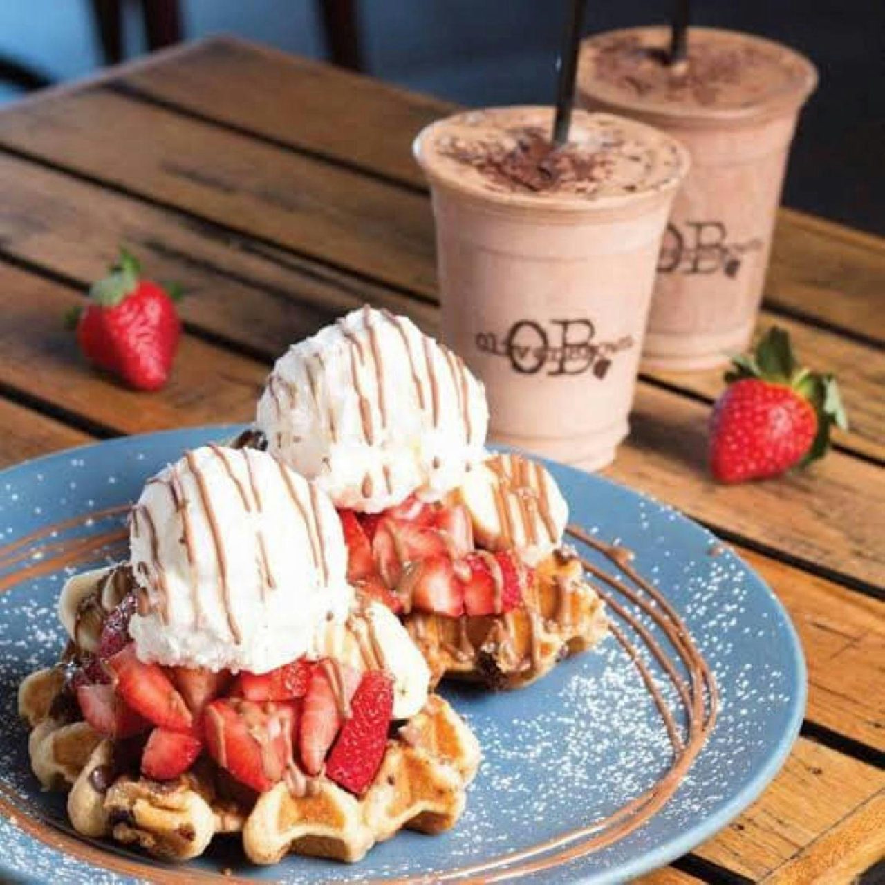 Waffles and Chocolate