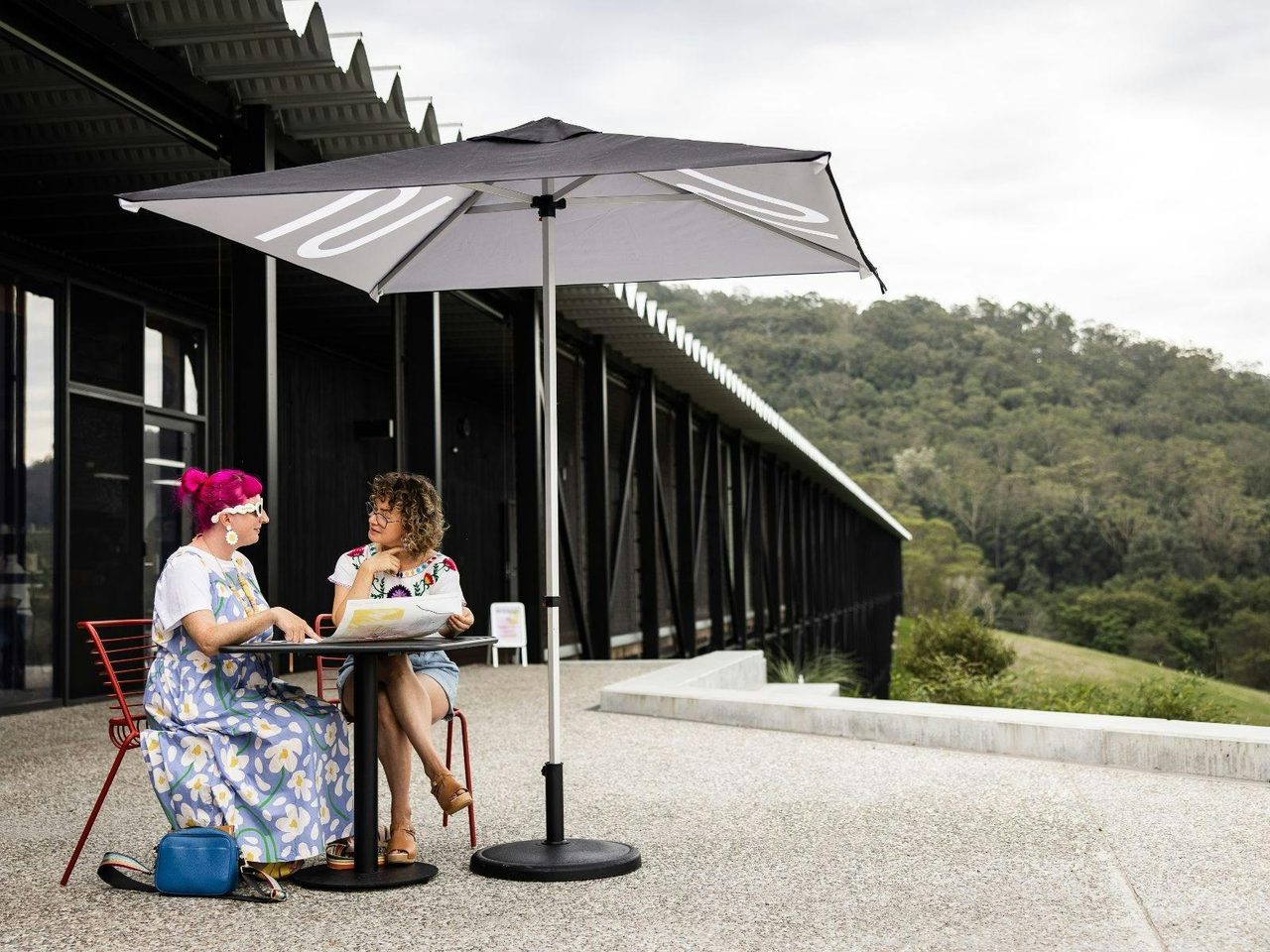 Visitors at Ramox Cafe