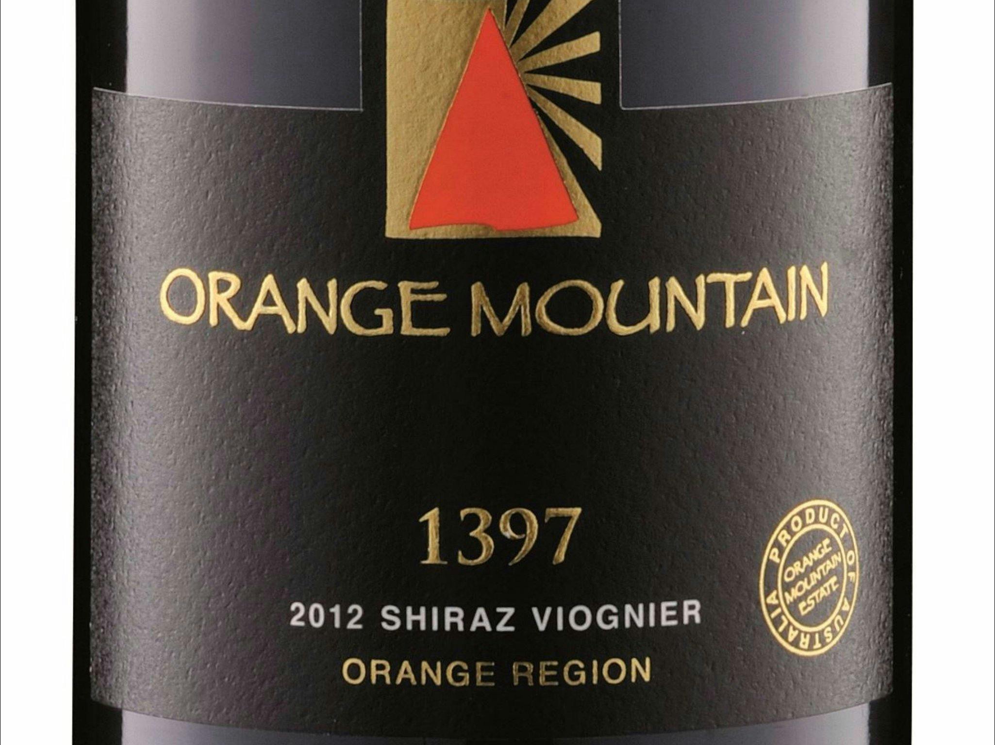 The Orange Mountain 1397 Shiraz / Viognier