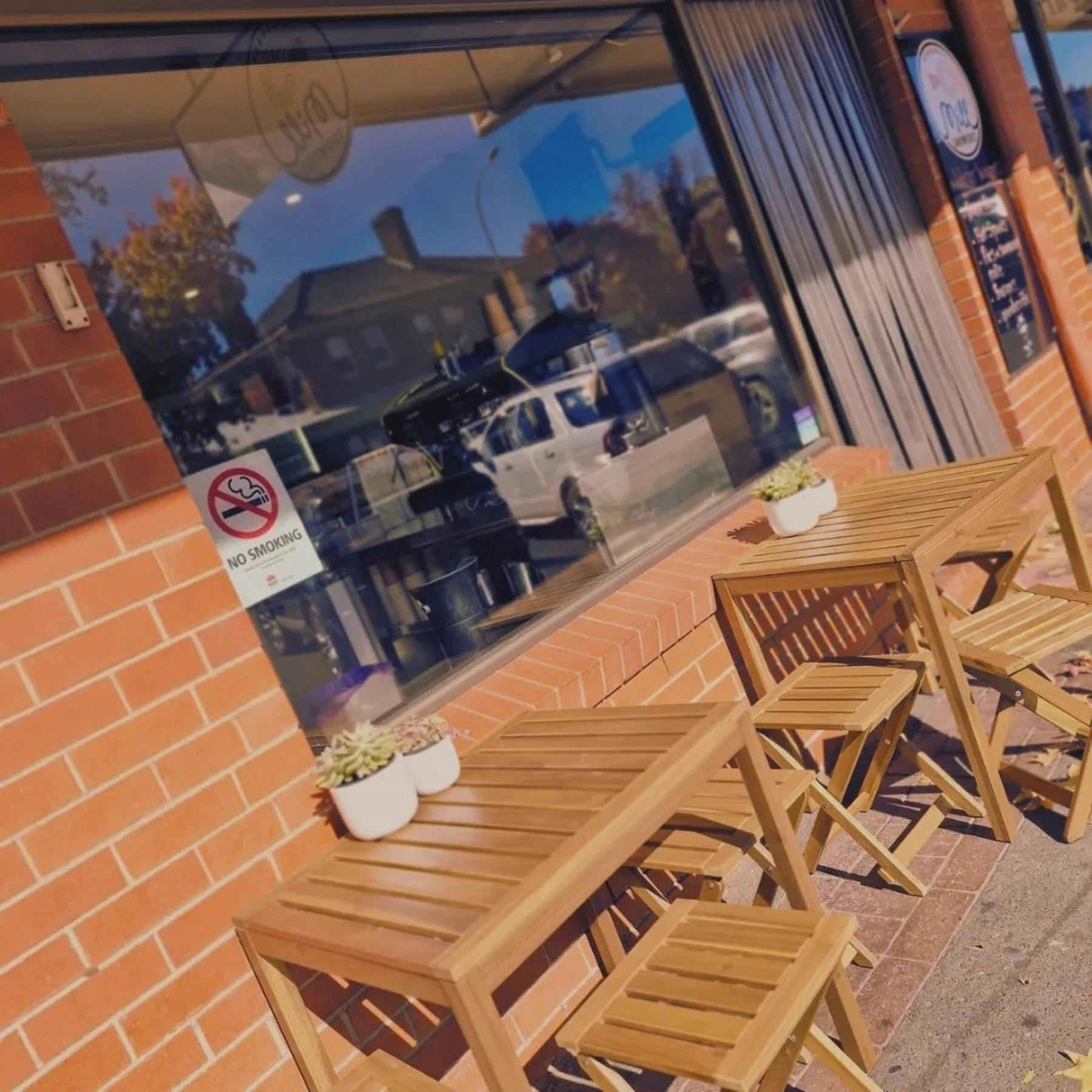 Front of shop