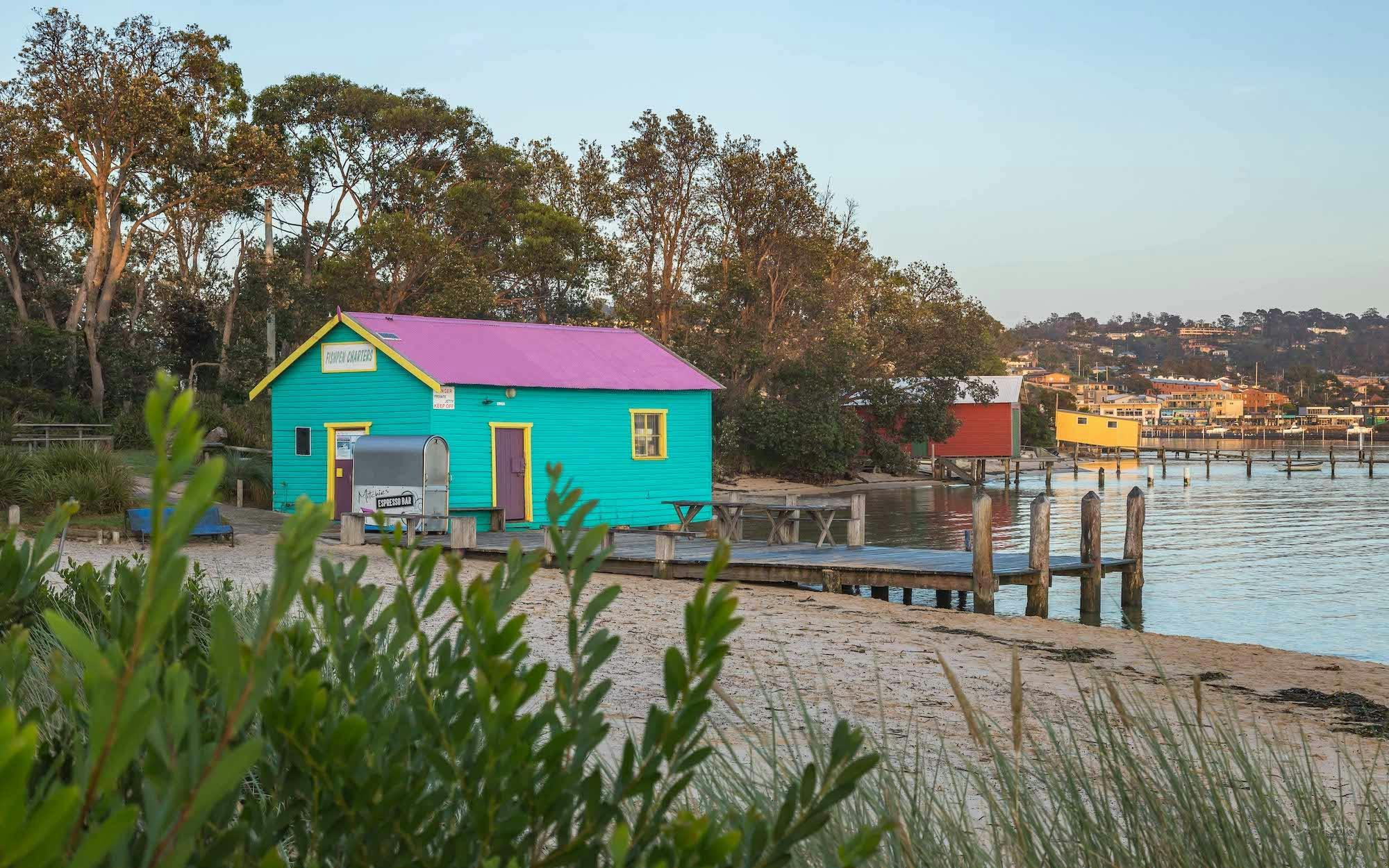 Mitchies Jetty at Fishpen Merimbula