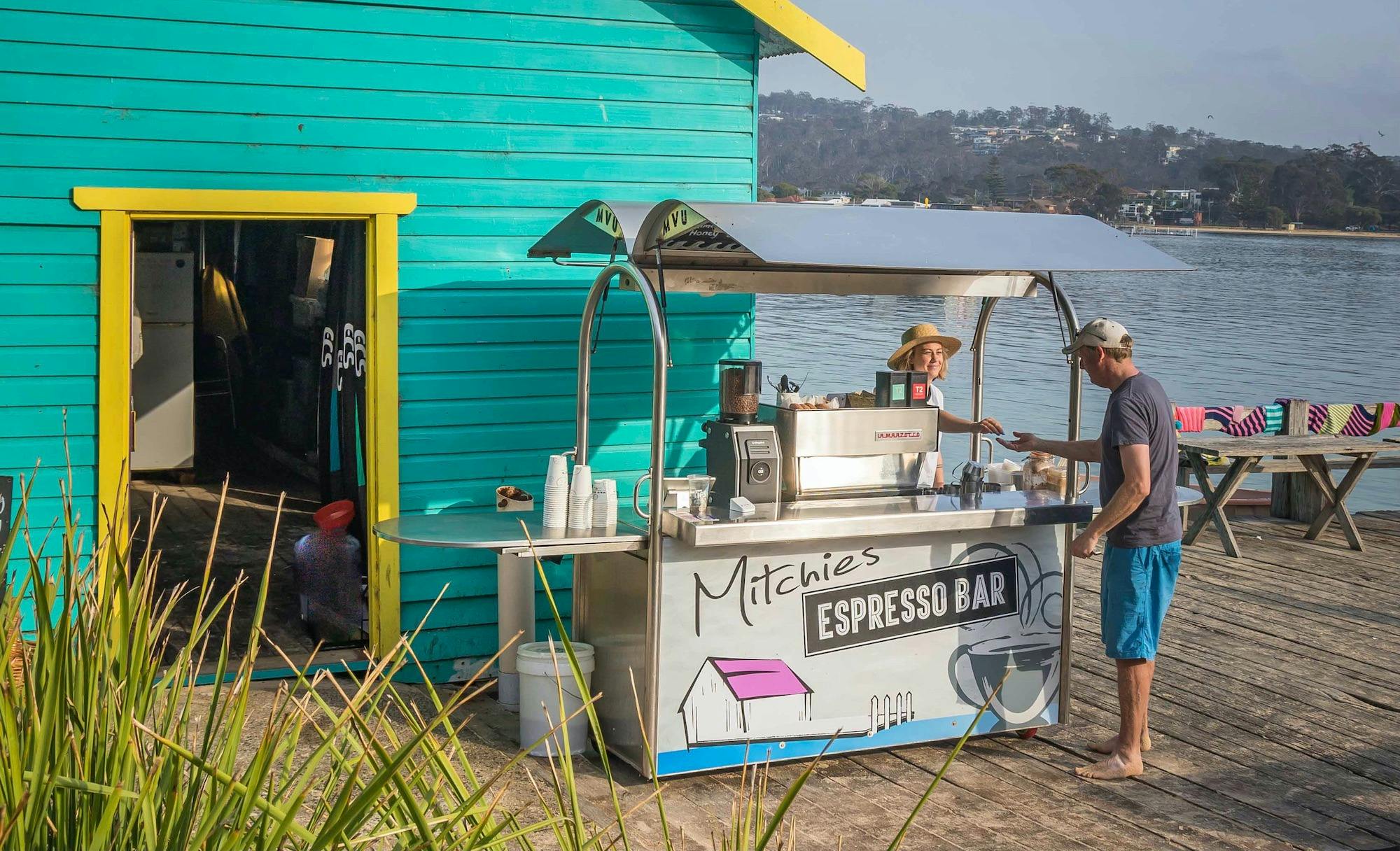 Mitchies Espresso Bar at iconic Mitchies Jetty