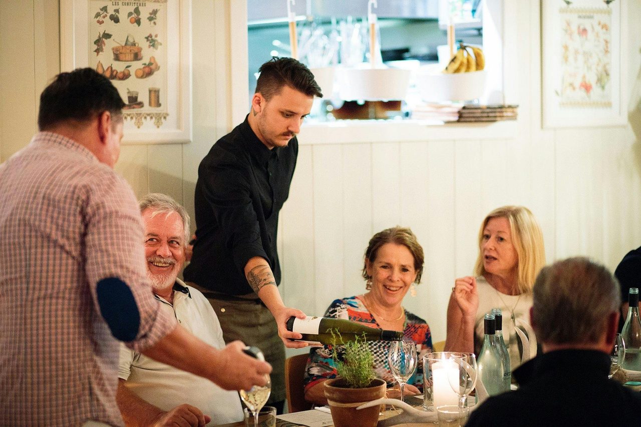 Diners at Potager