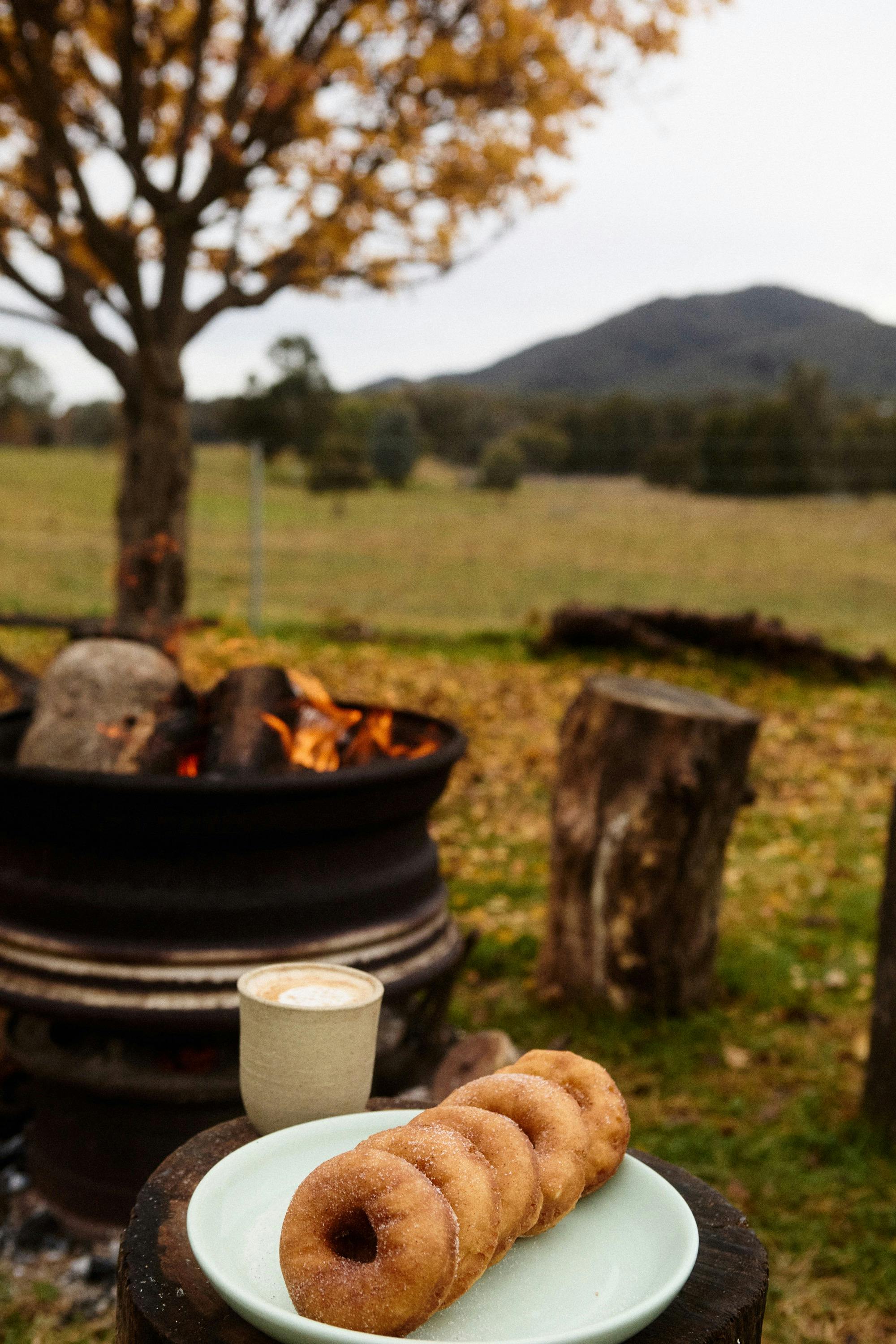 DOUGHNUTS AND COFFEE