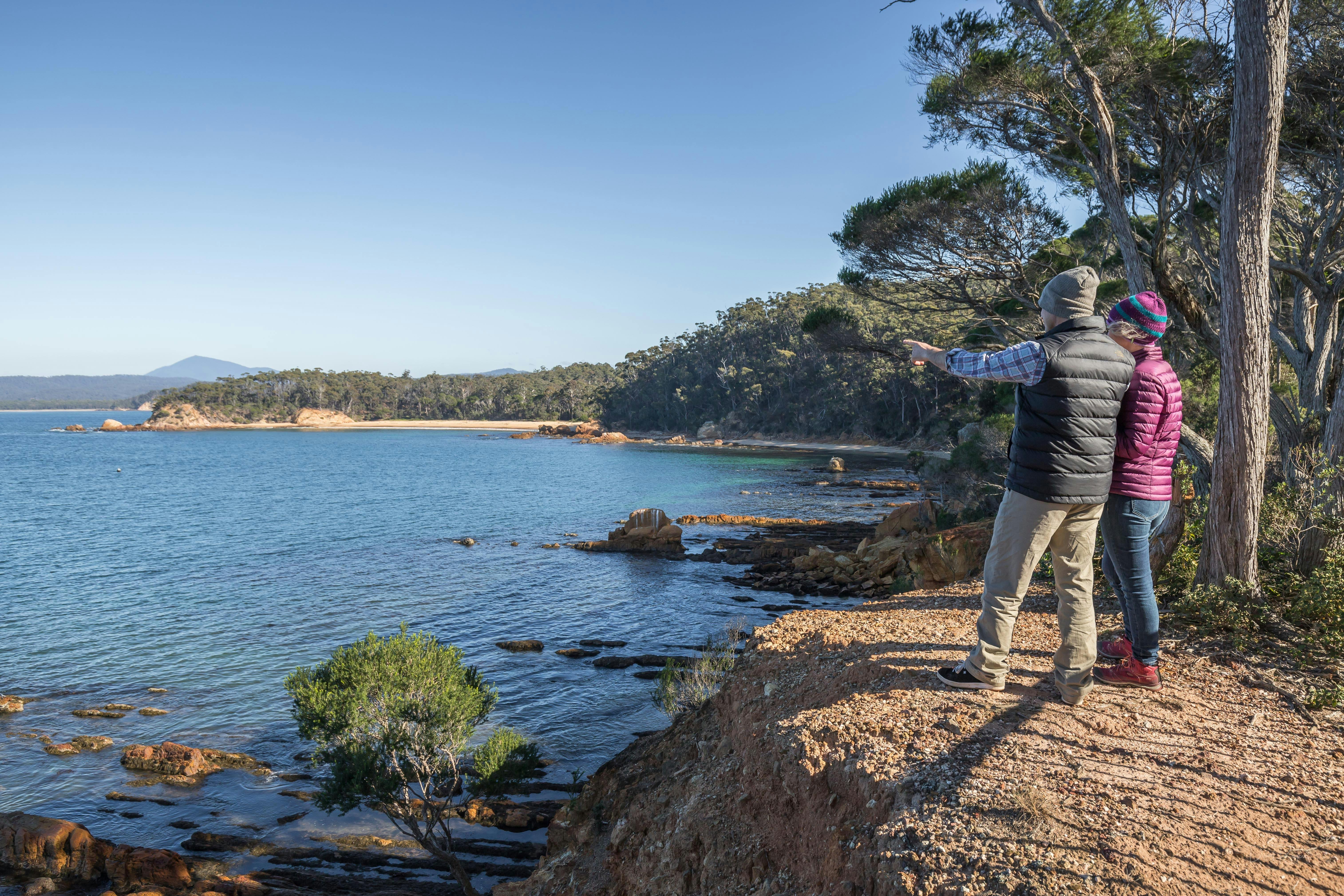 Bundian Way Story Trail, looking to Bungo Beach