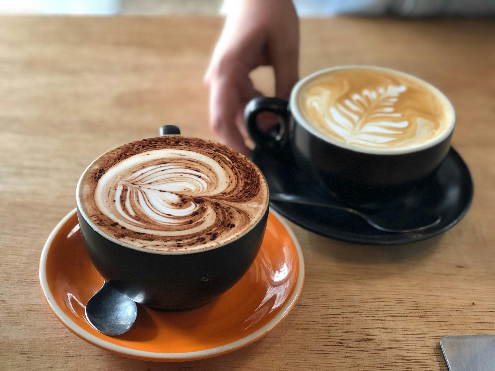 Cappuccino and Flat White