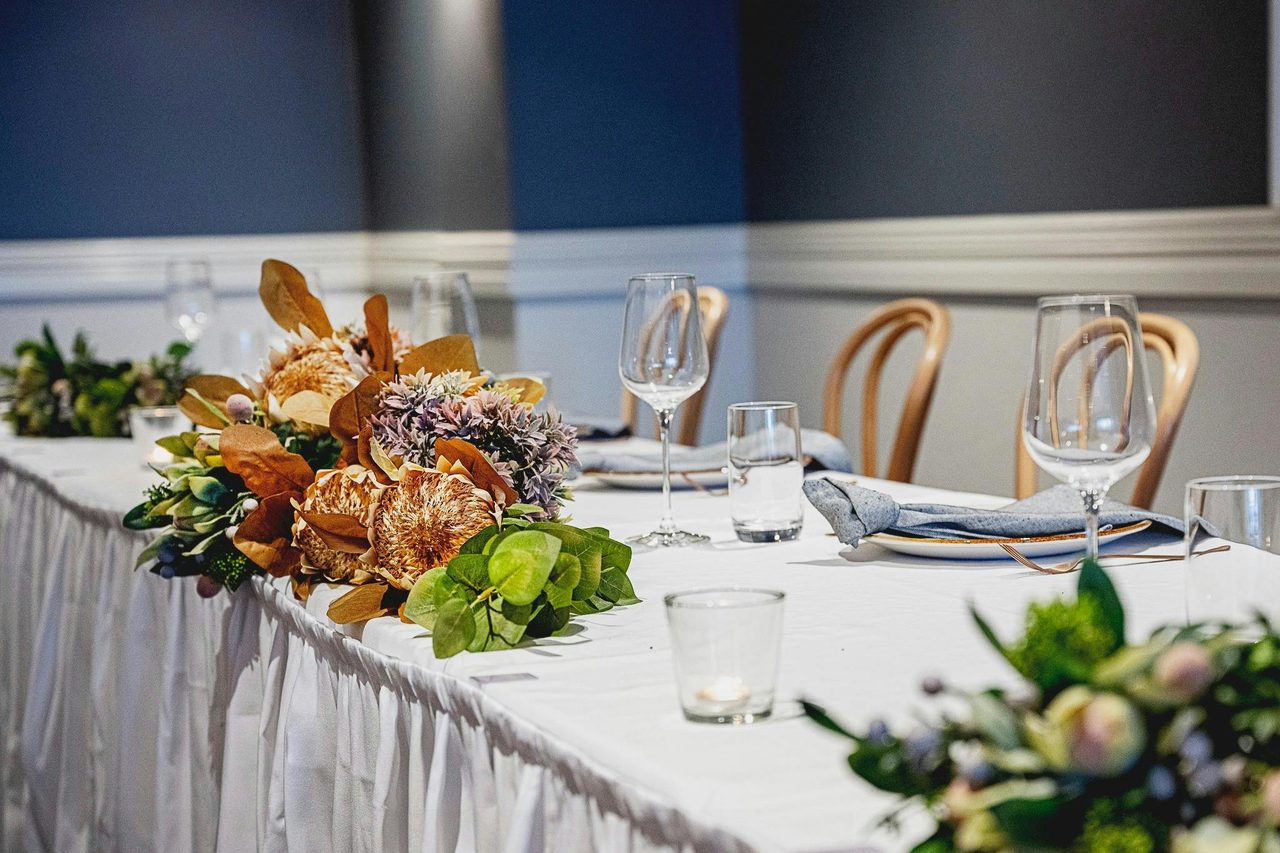 Ms Birdoe table setting