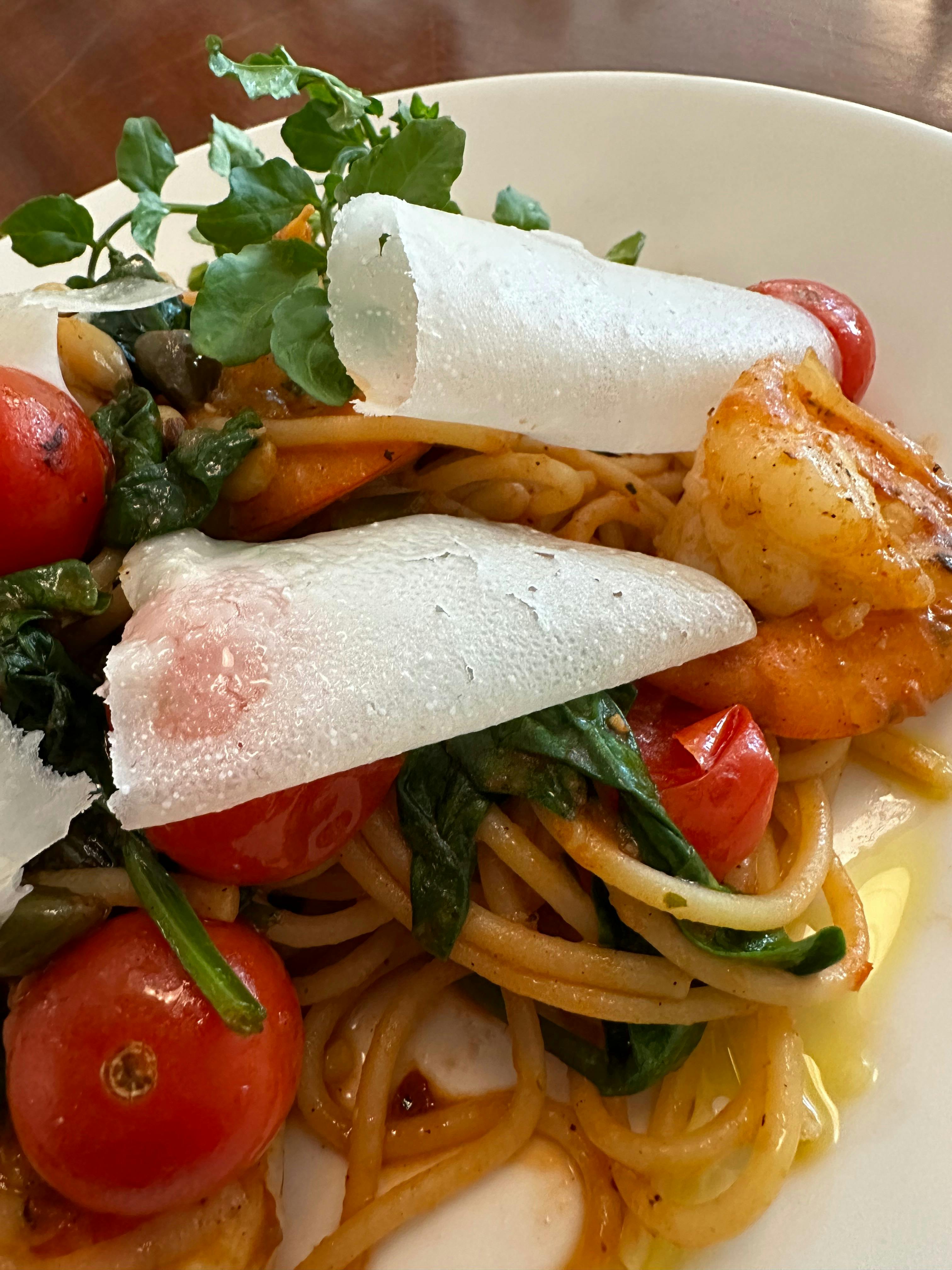 Famous spaghetti Gamberi