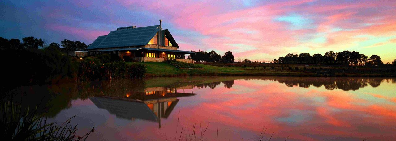 Peterson House sunset