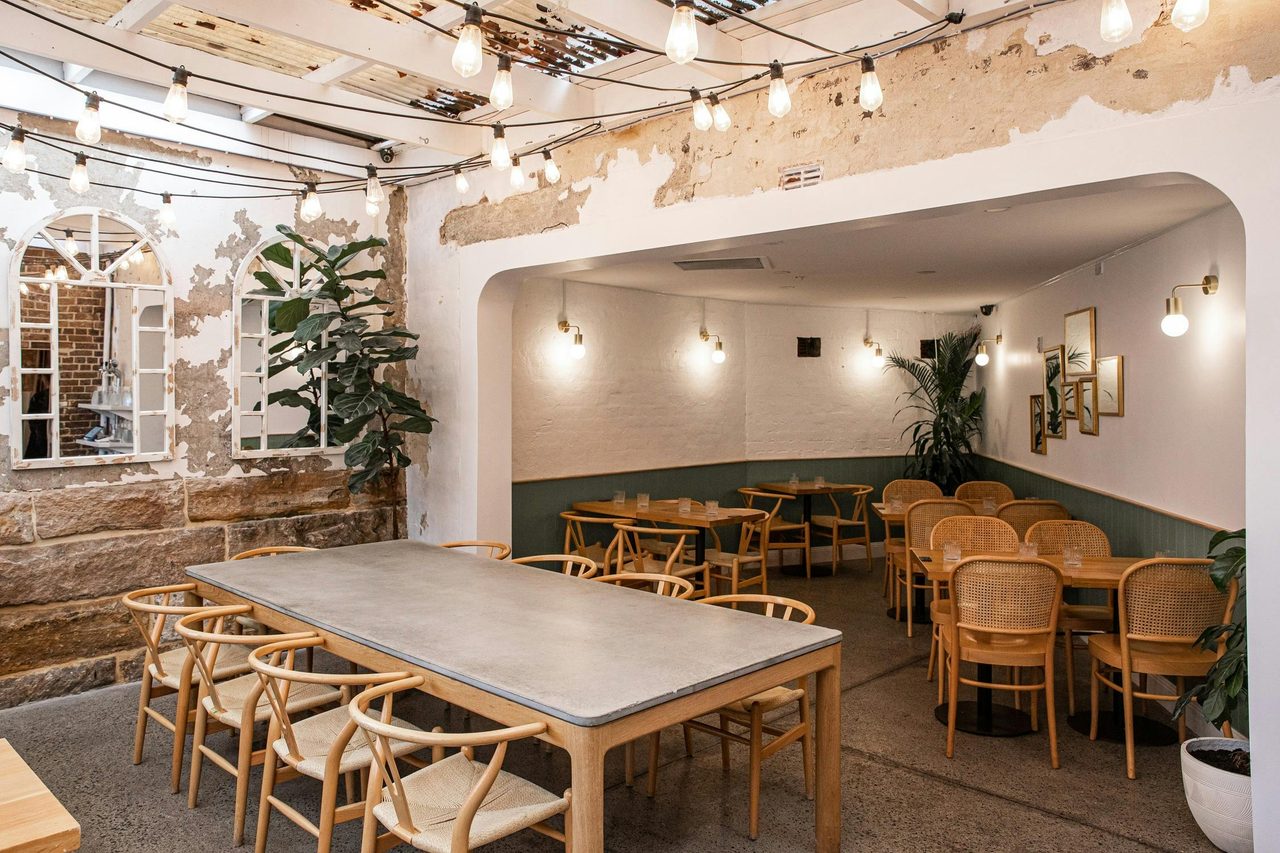 Courtyard dining