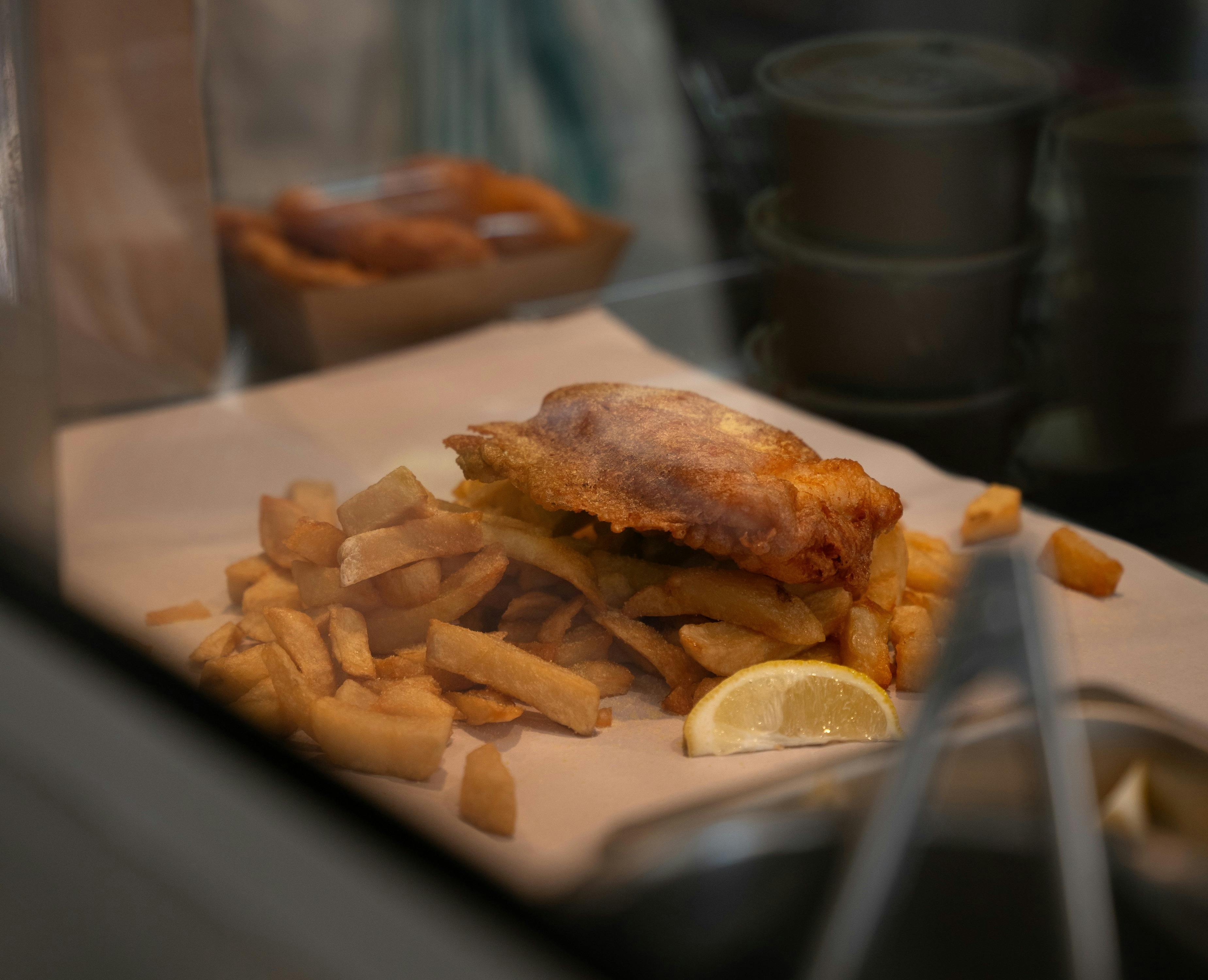 Rosie’s Fish and Chips, beer battered fish and chips