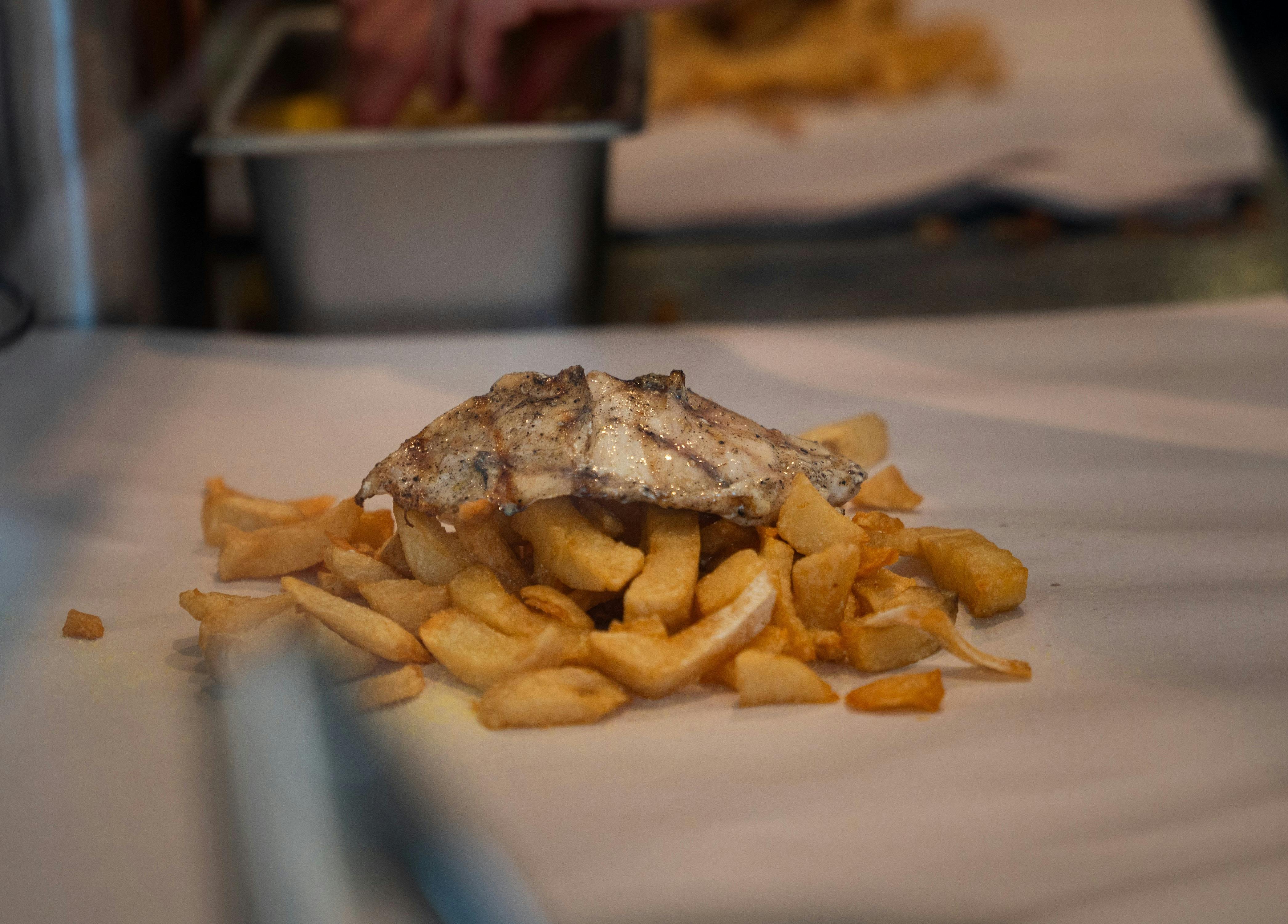 Rosie’s Fish and Chips, grilled fish and chips