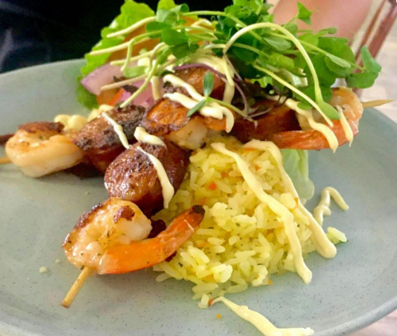 Prawn skewers