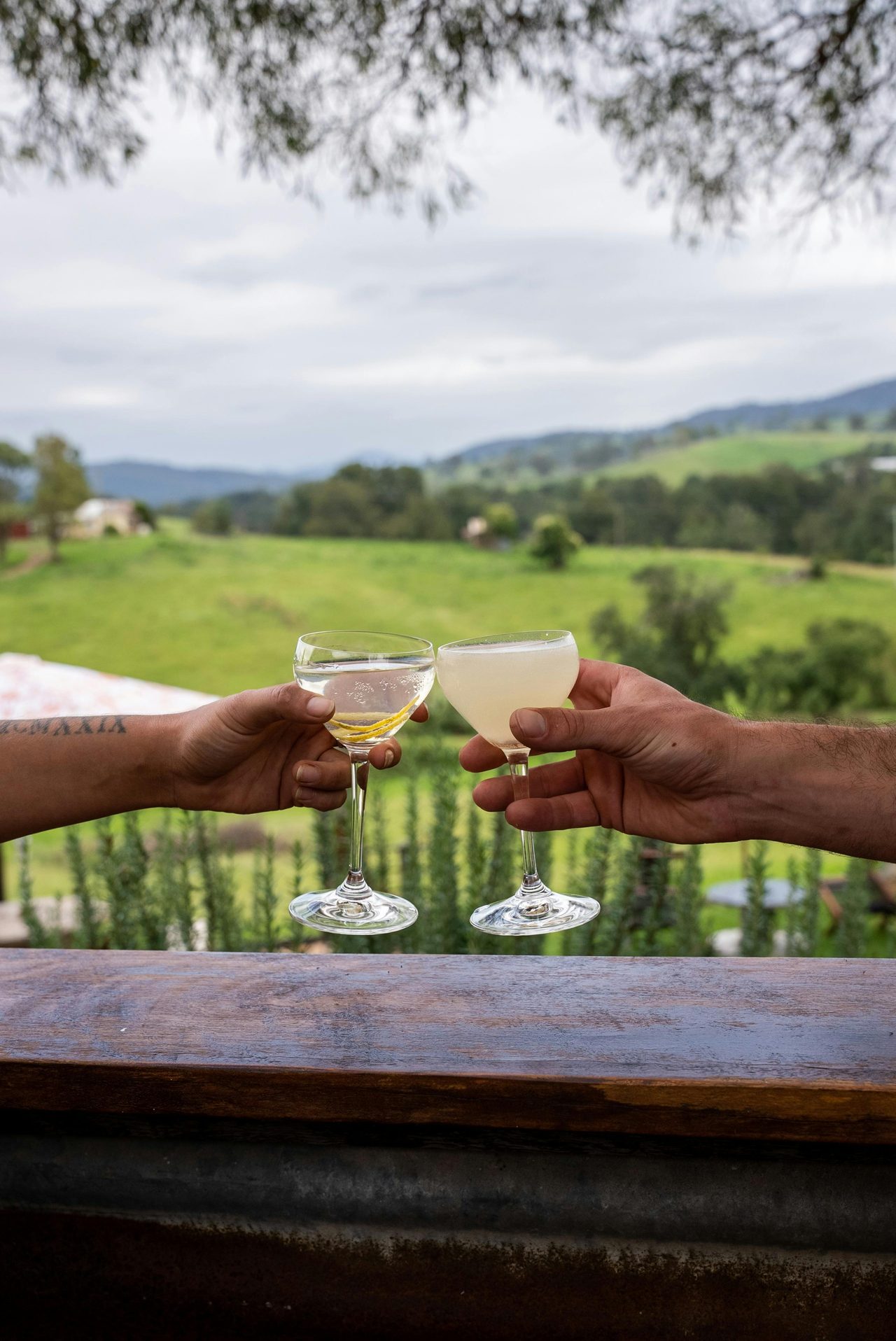 Cocktails and views