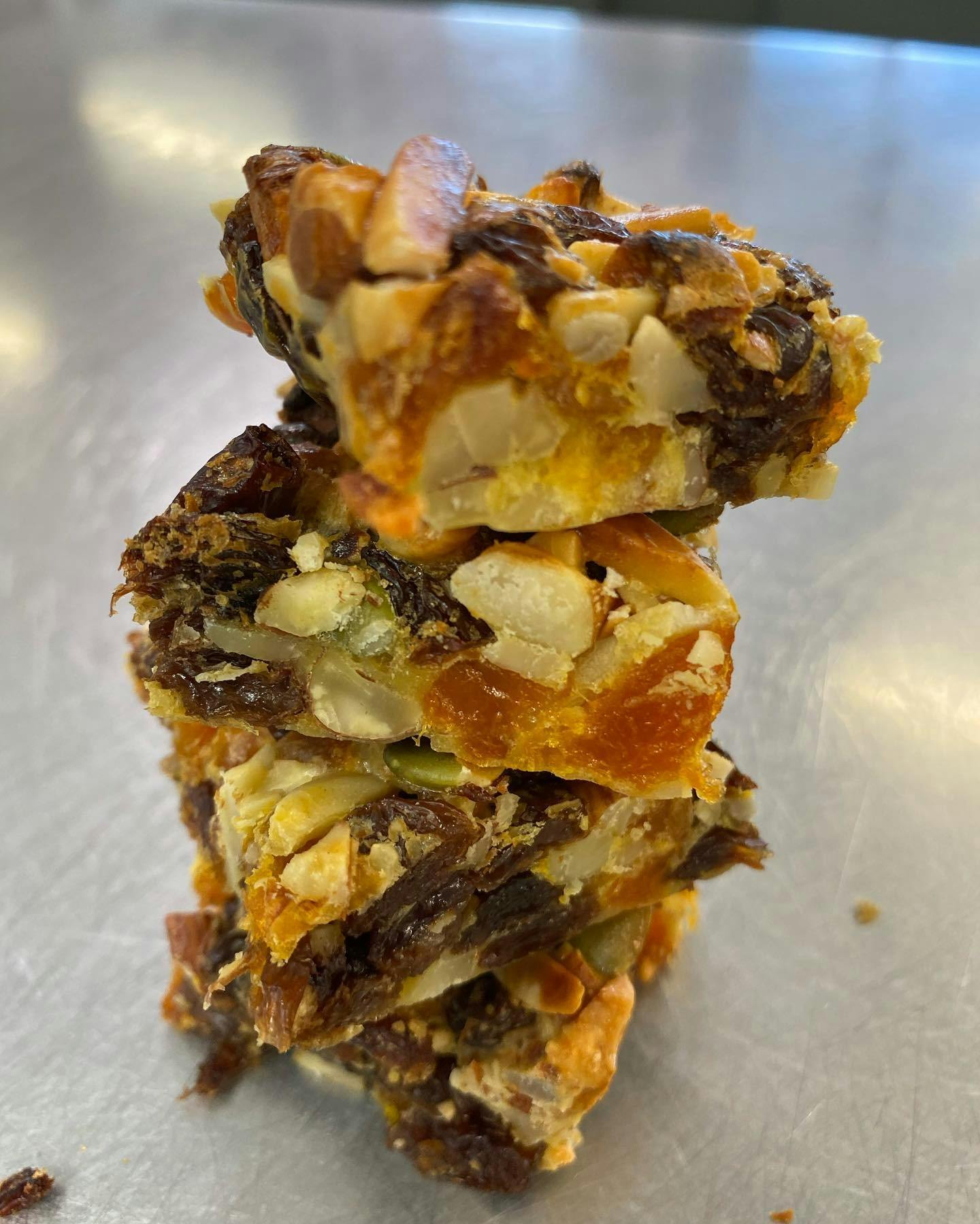 Healthy slice fruit and nut