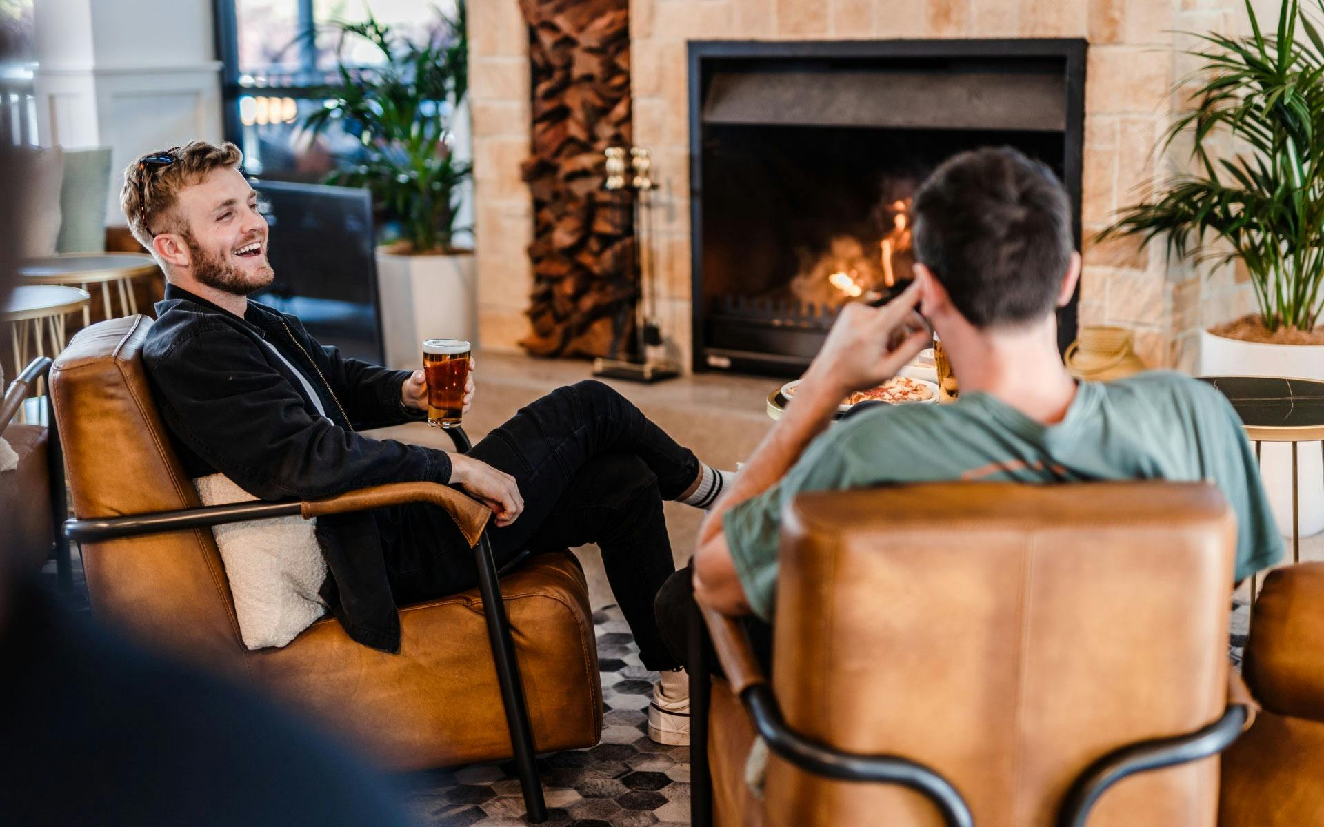 Beer tap with a selection of craft and draft beers