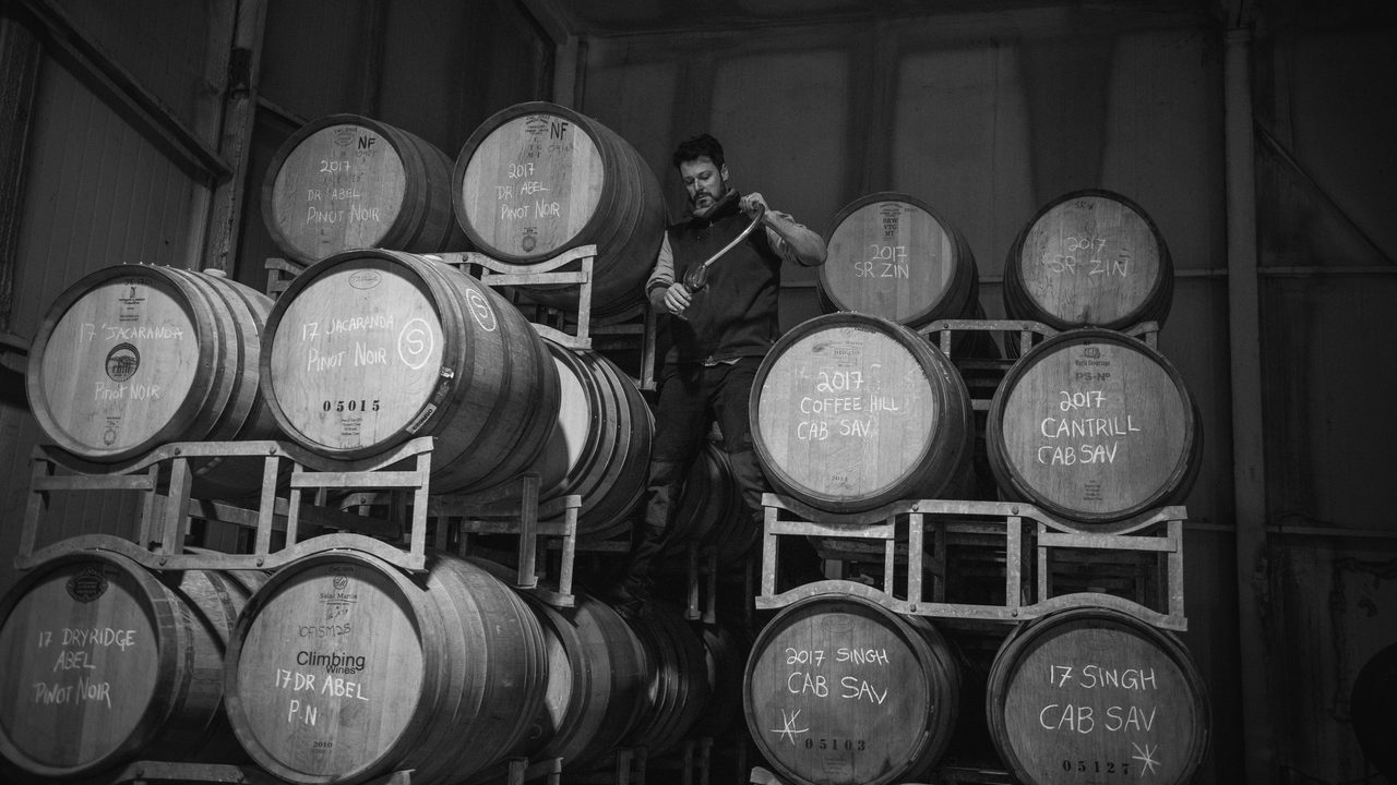 In the winery