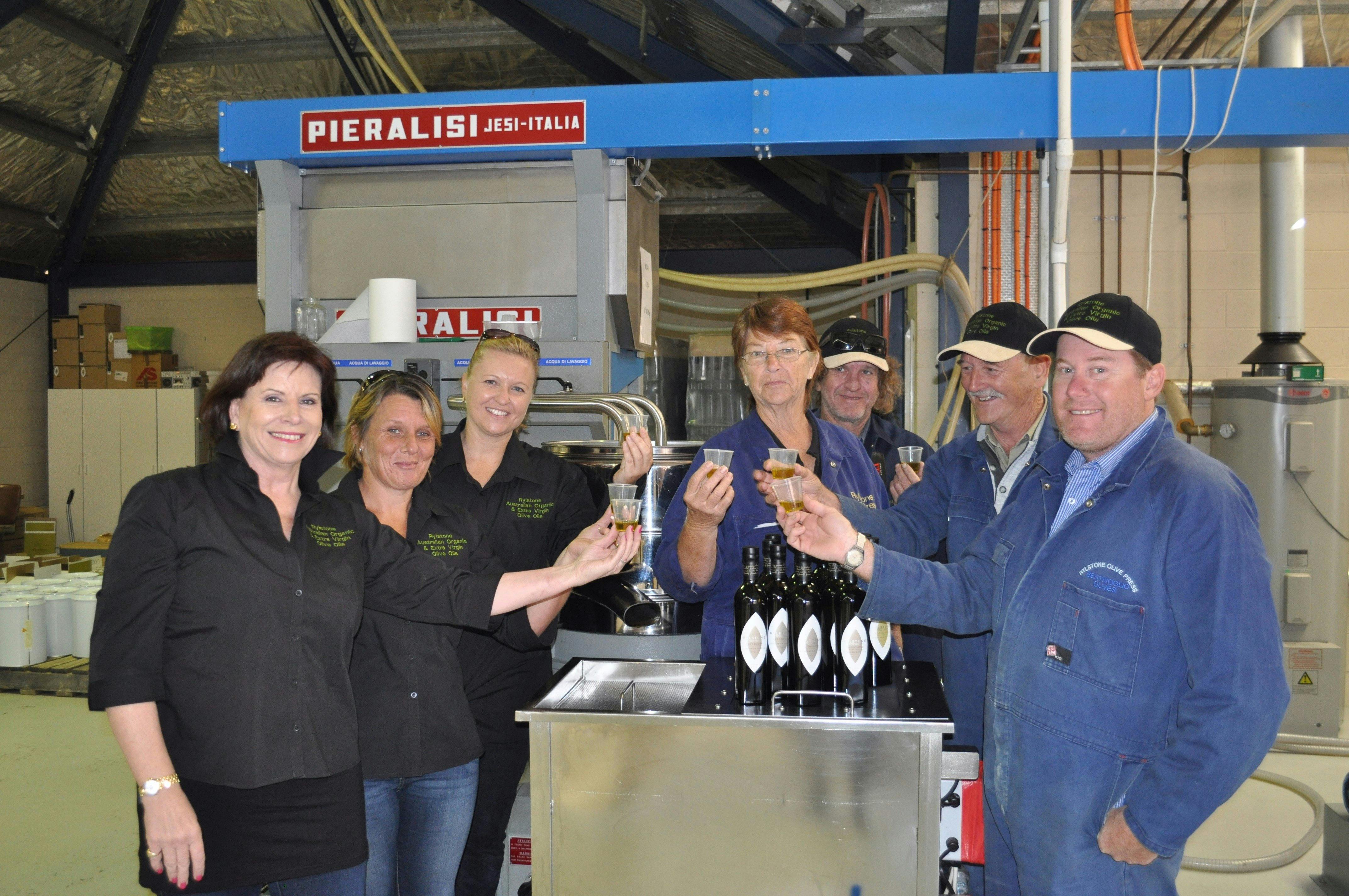 Rylstone Olive Press team