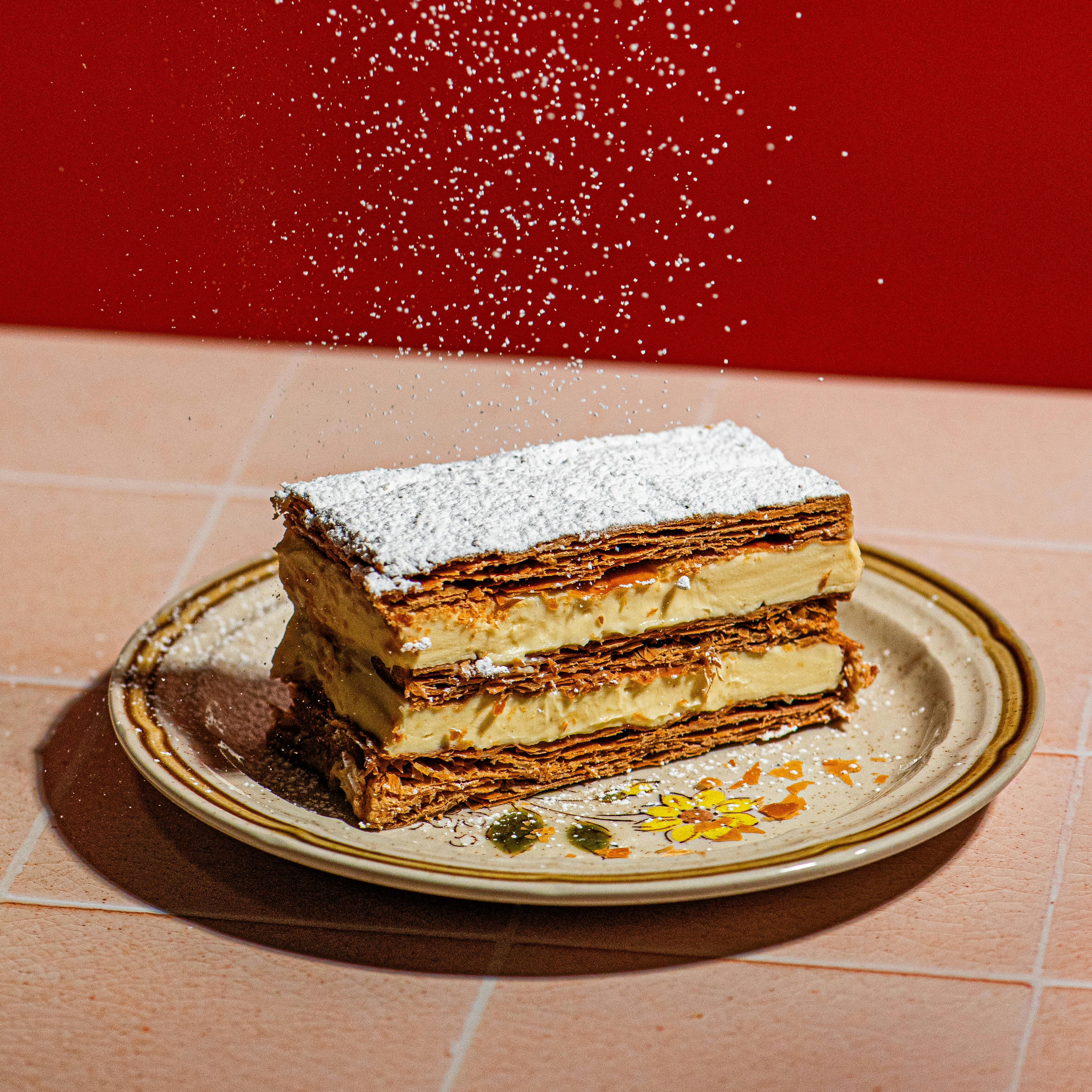 Peaches Patisserie Vanilla Slice