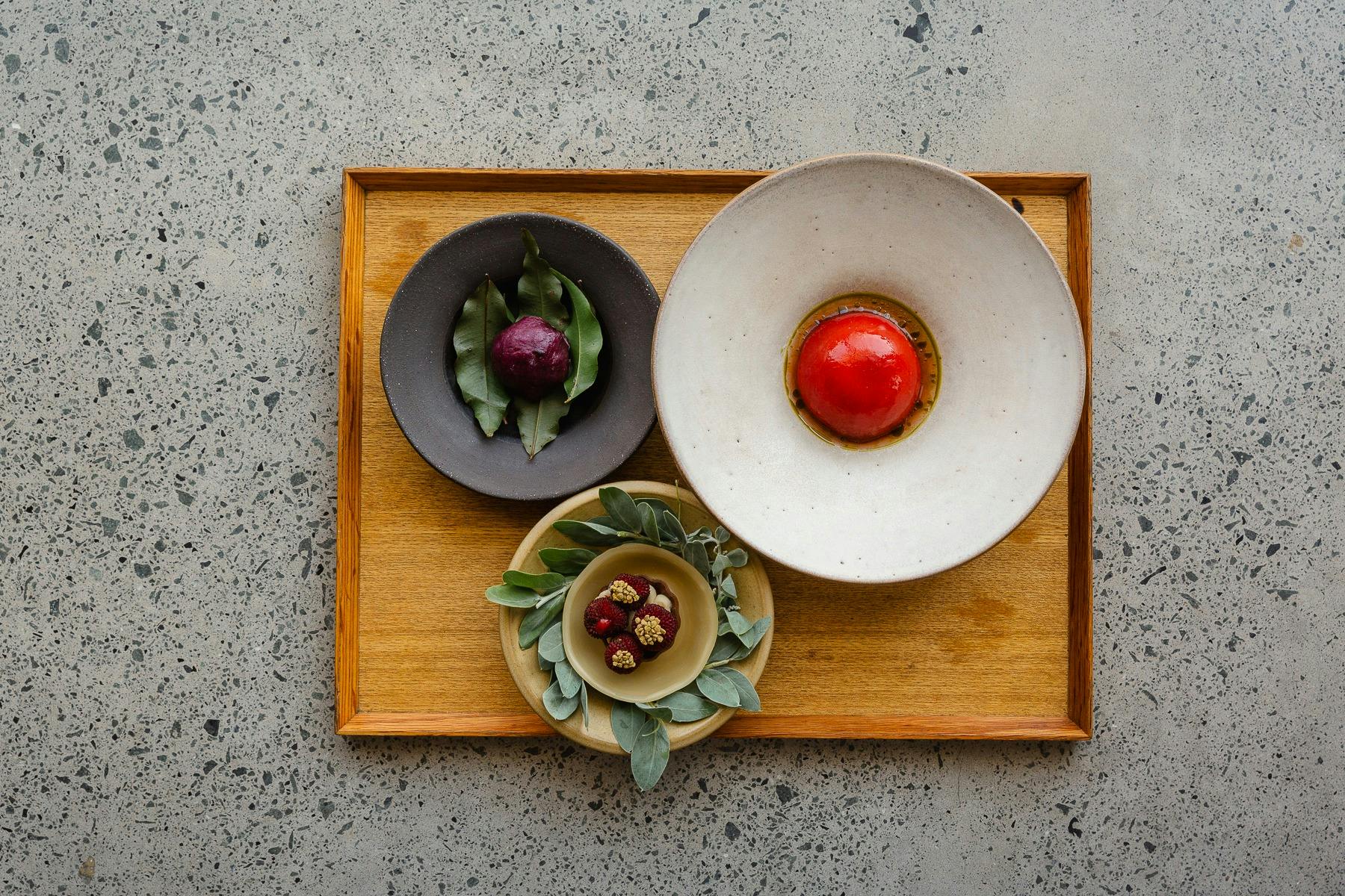 The best of seasonal produce with a dessert showcasing local and native berries