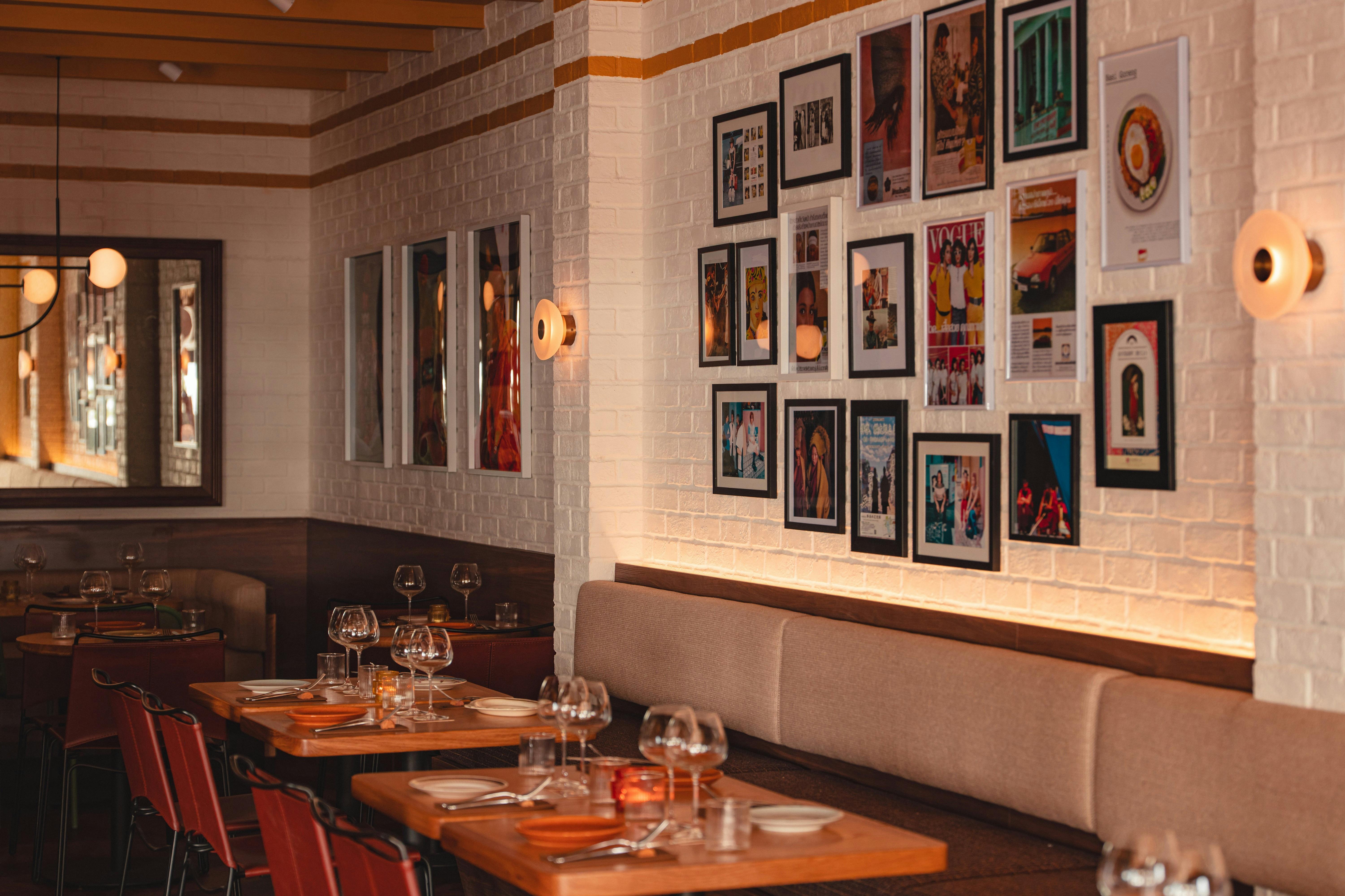 Interior tables at Rasā House