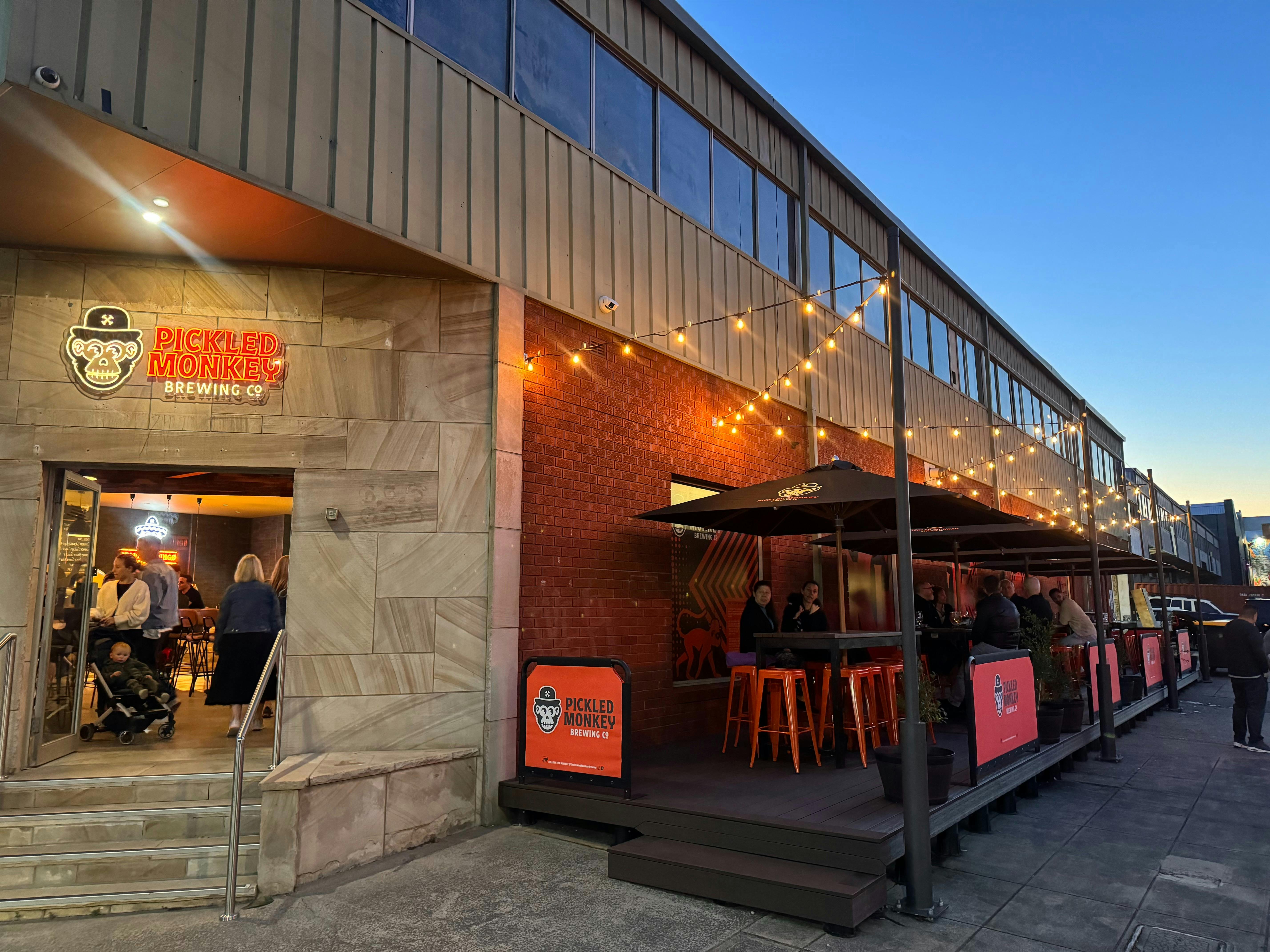 Picklle Monkey Entrance and Deck