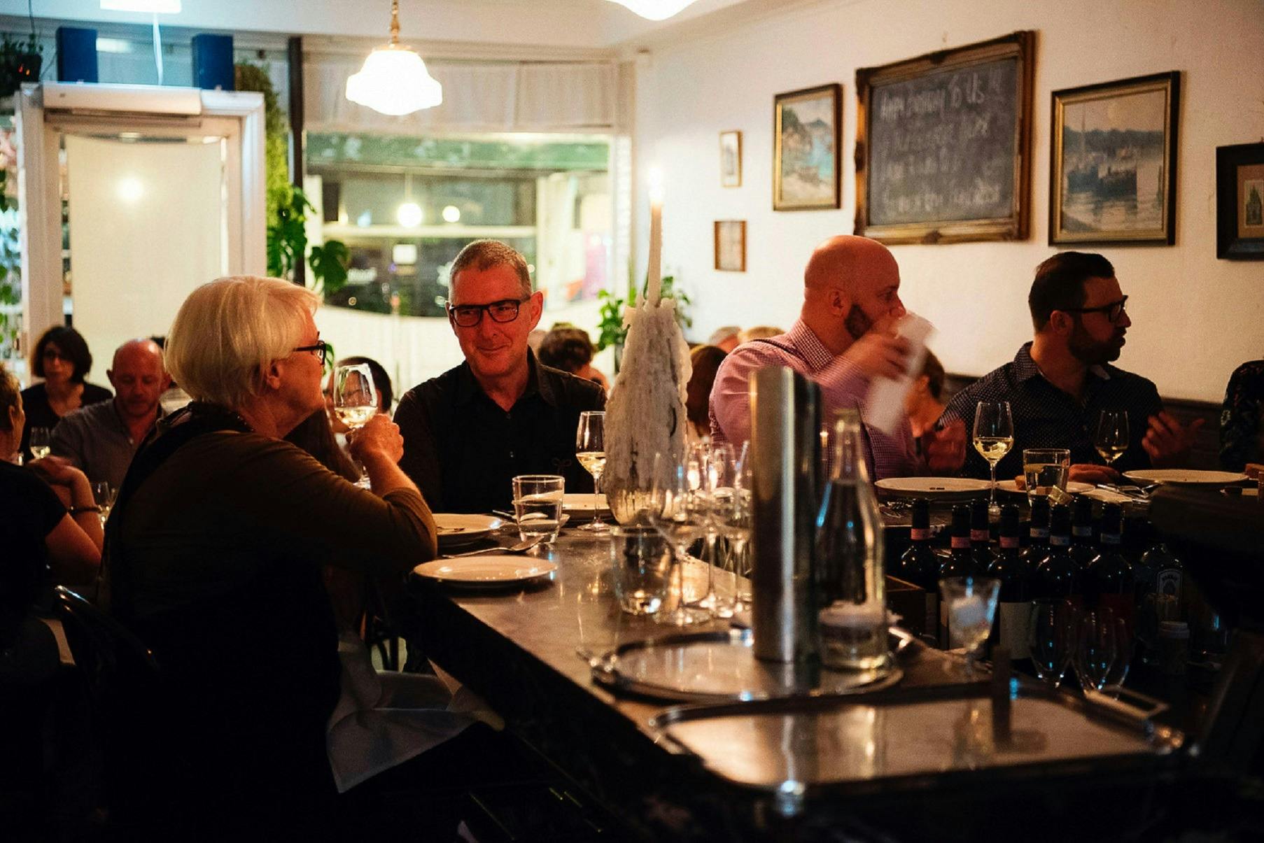 Osteria di Russo and Russo bar seating