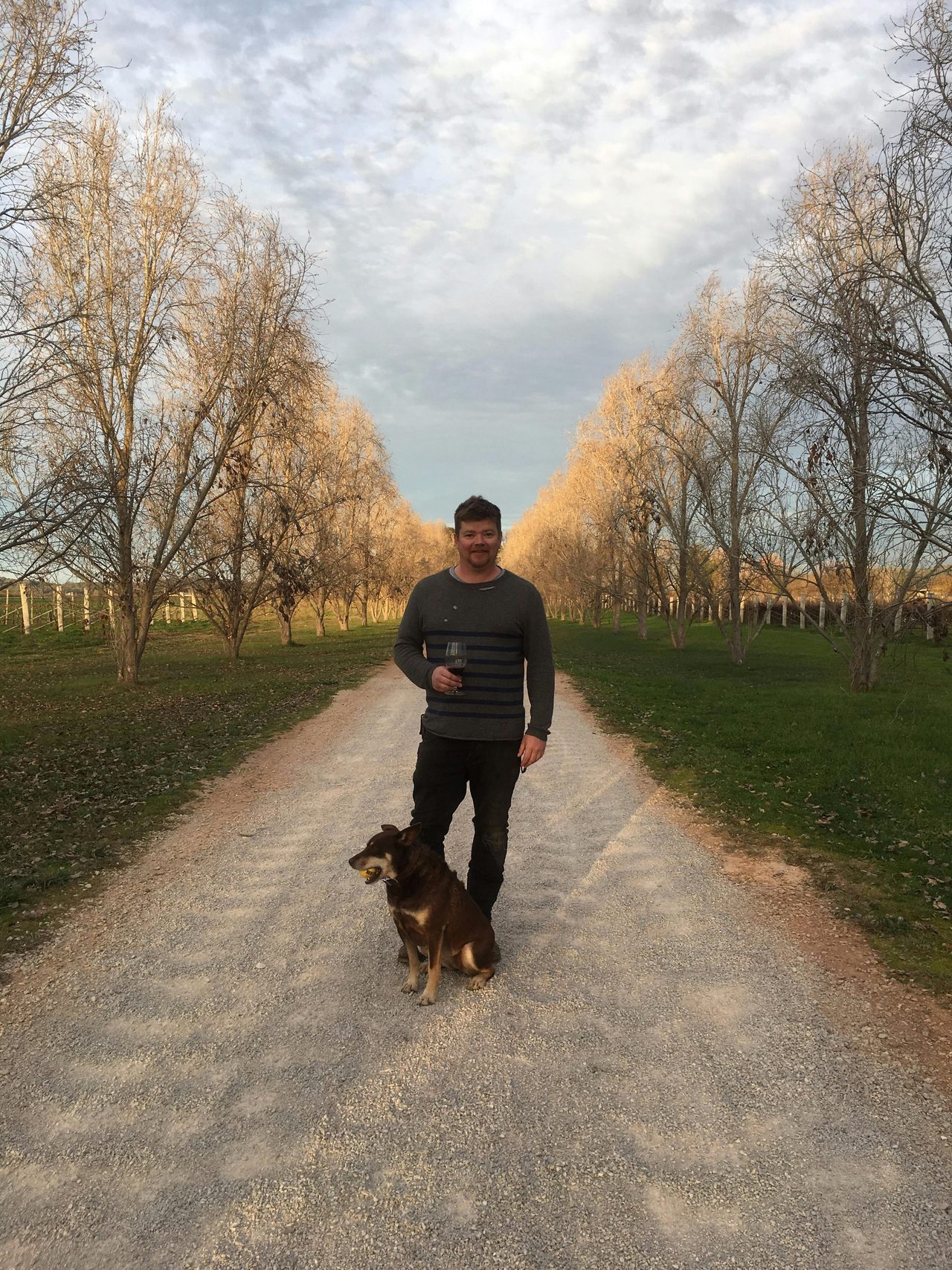 The Winemaker and his dog George