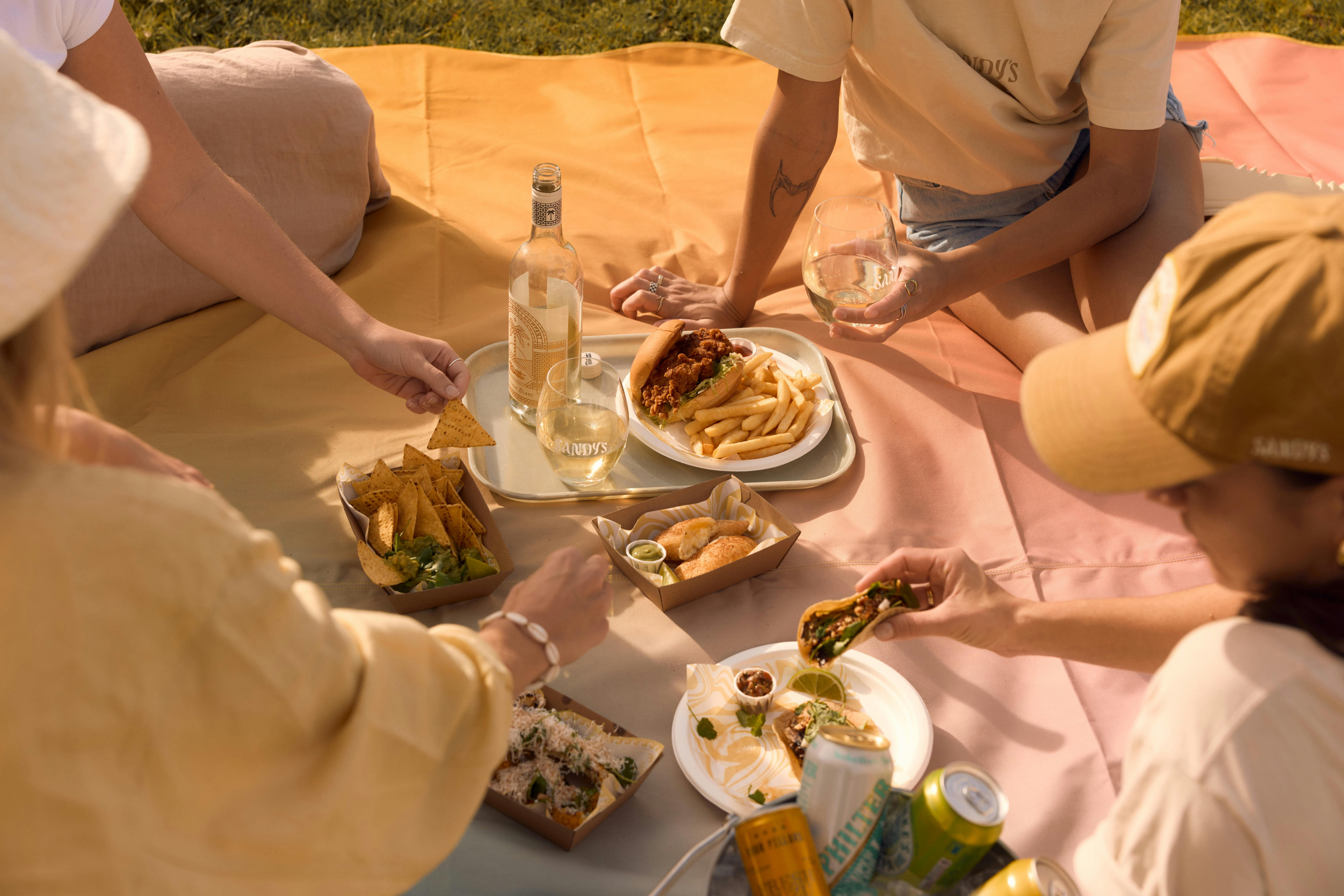 Sandy's food and drinks