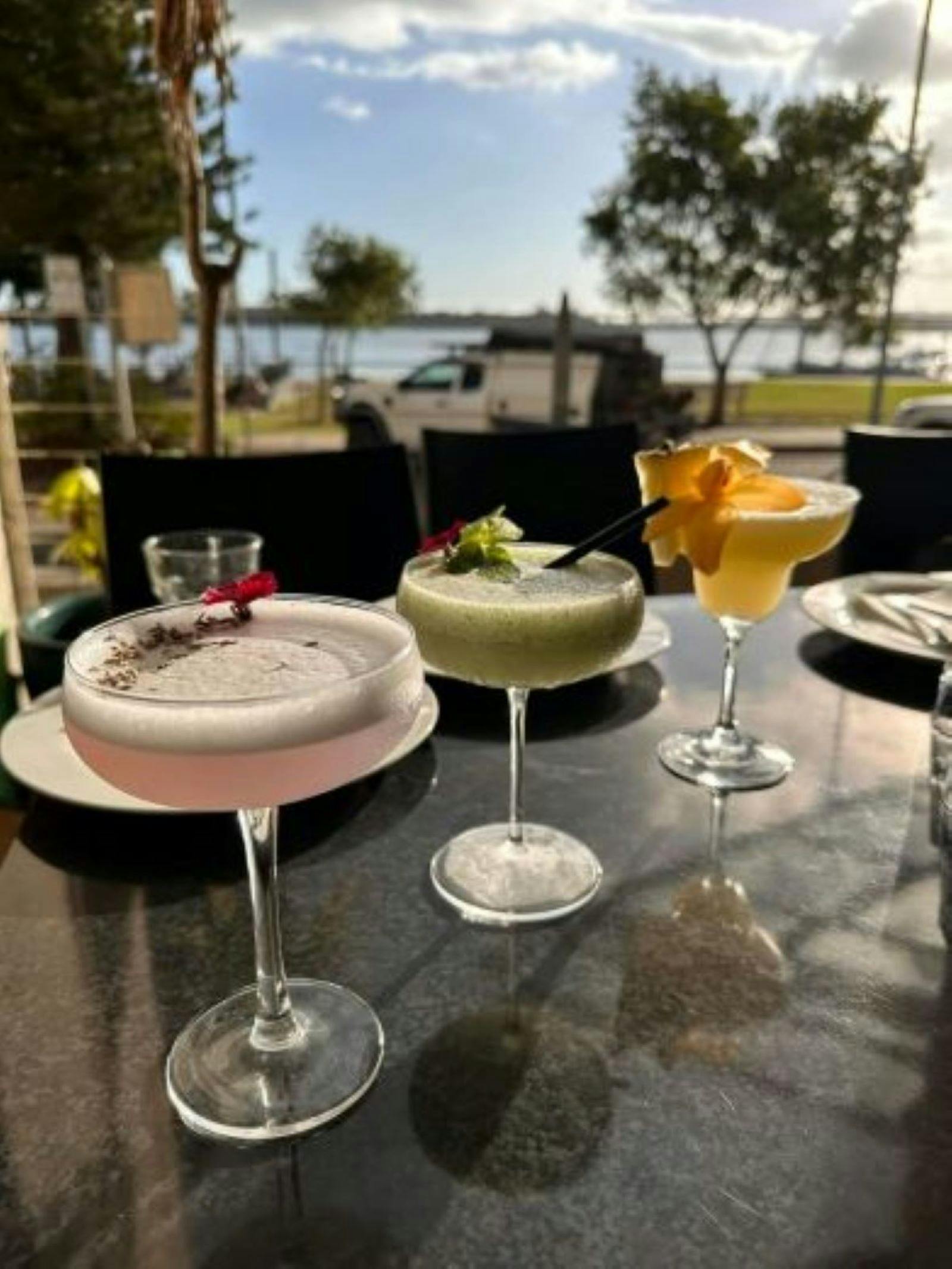 Relax and enjoy one of the many cocktails whilst taking in the beautiful view of the Richmond River