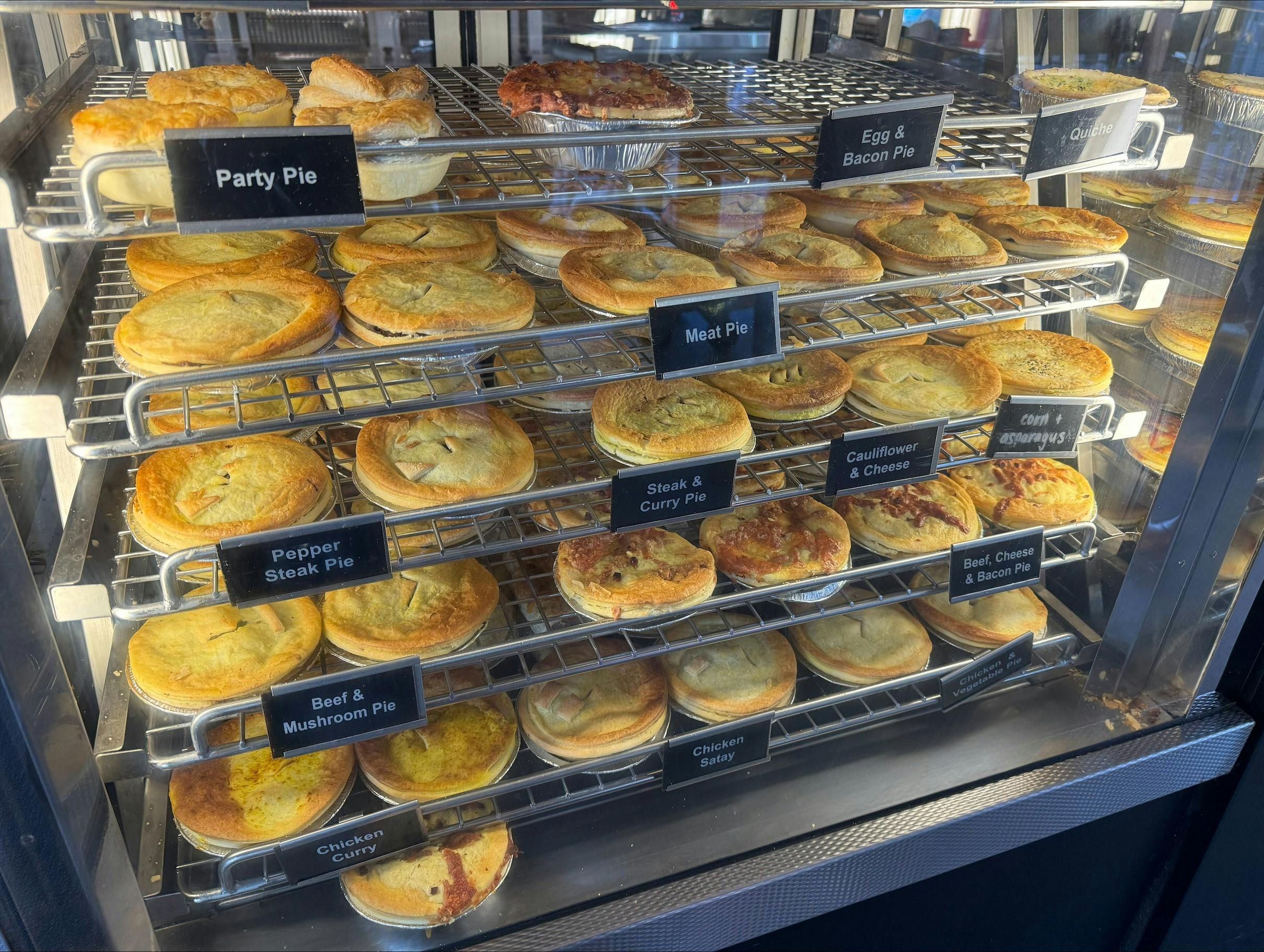 Variety of pies