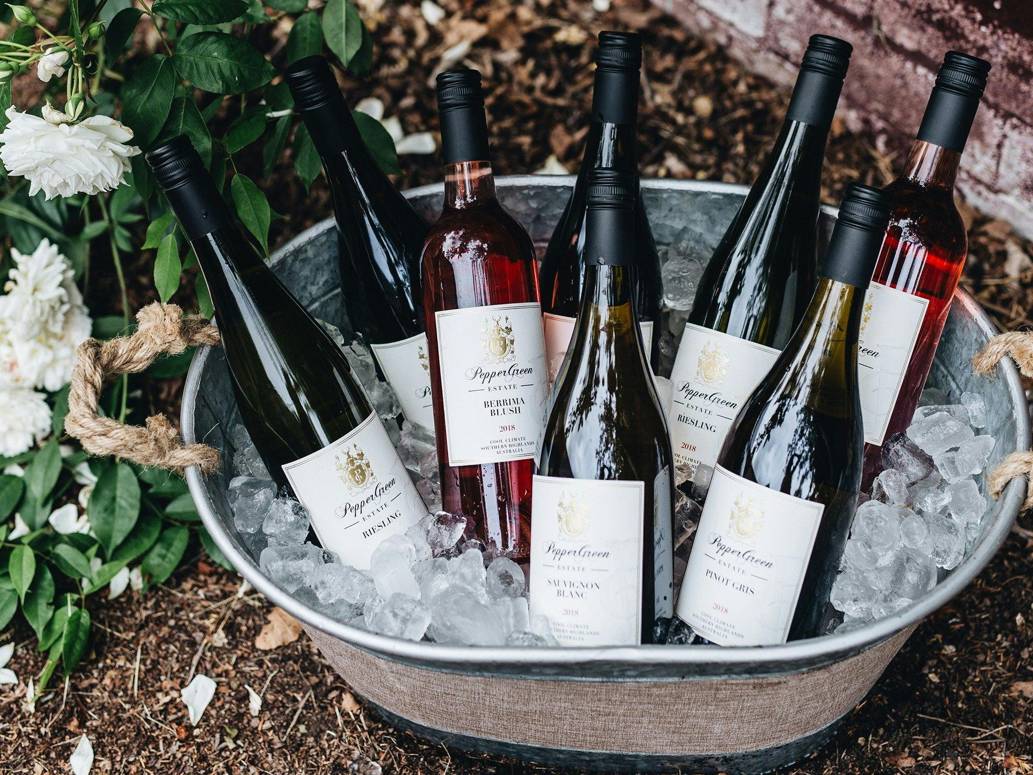 PepperGreen Estate wine range