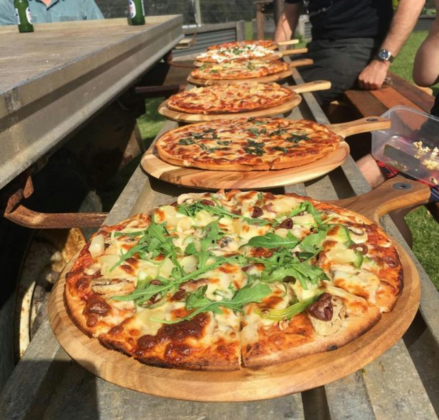 Sunset Pizza at Mountain Ridge Wines